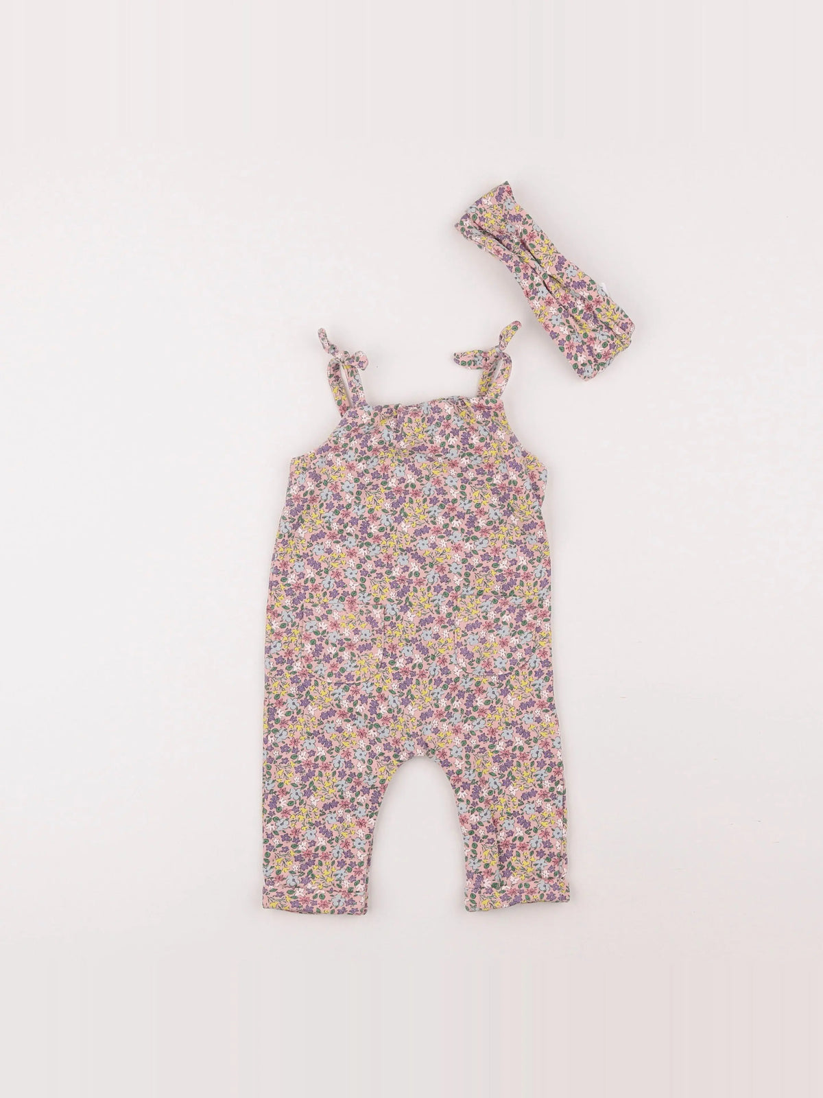 Vertbaudet - combinaison multicolore - 6 mois