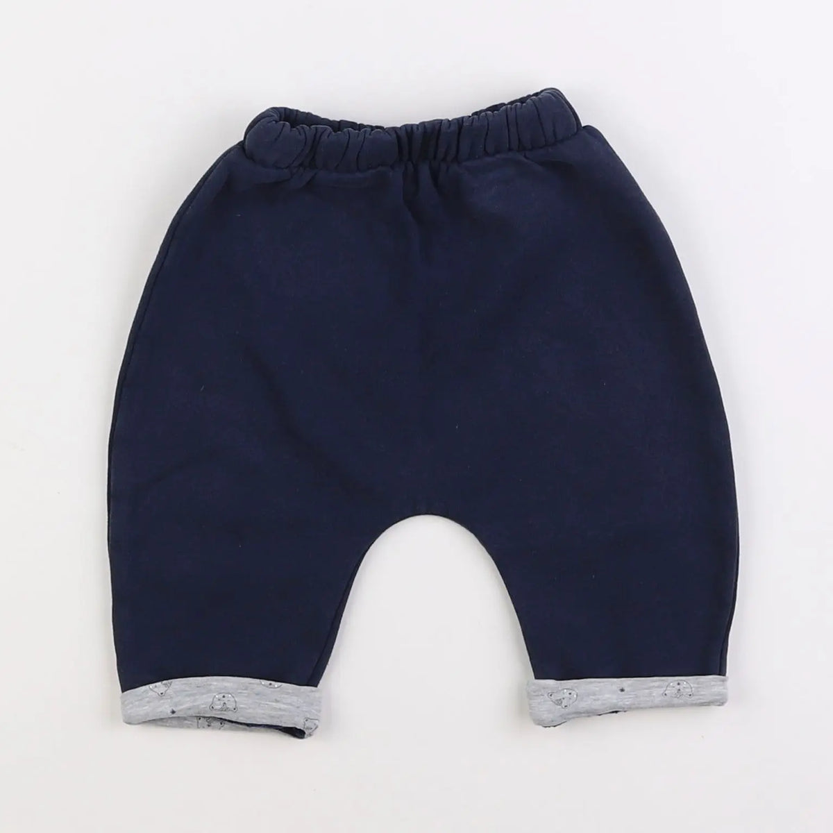 Vertbaudet - sarouel bleu - 3 mois