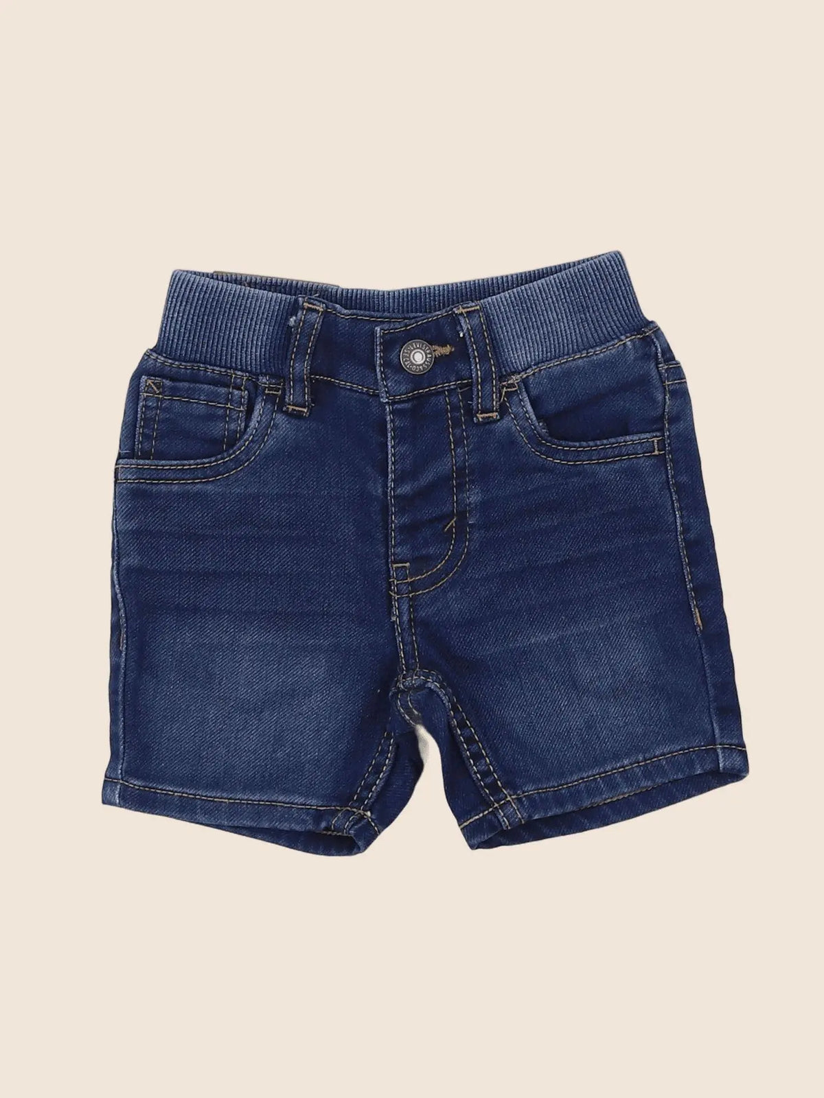 Levi's - short bleu - 12 mois