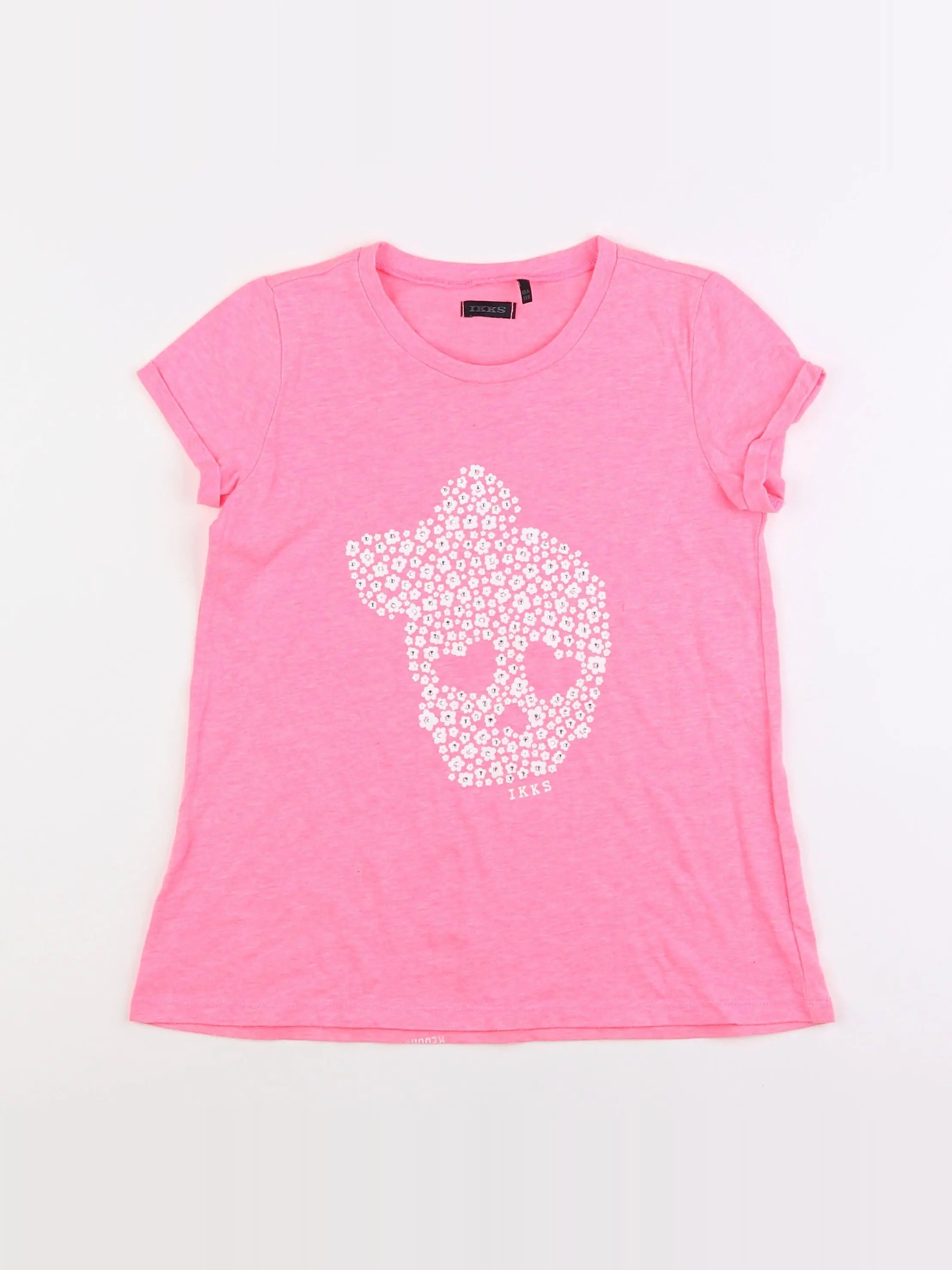 IKKS - tee-shirt rose - 10 ans