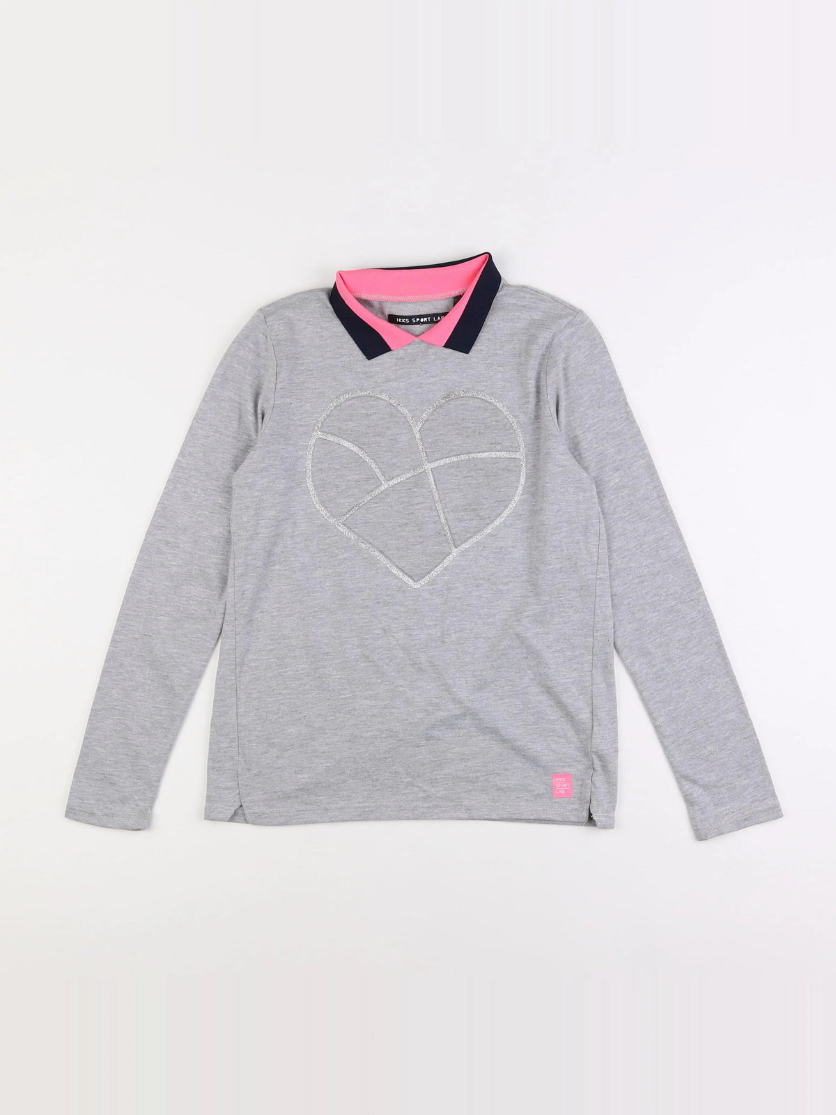 IKKS - polo gris - 12 ans