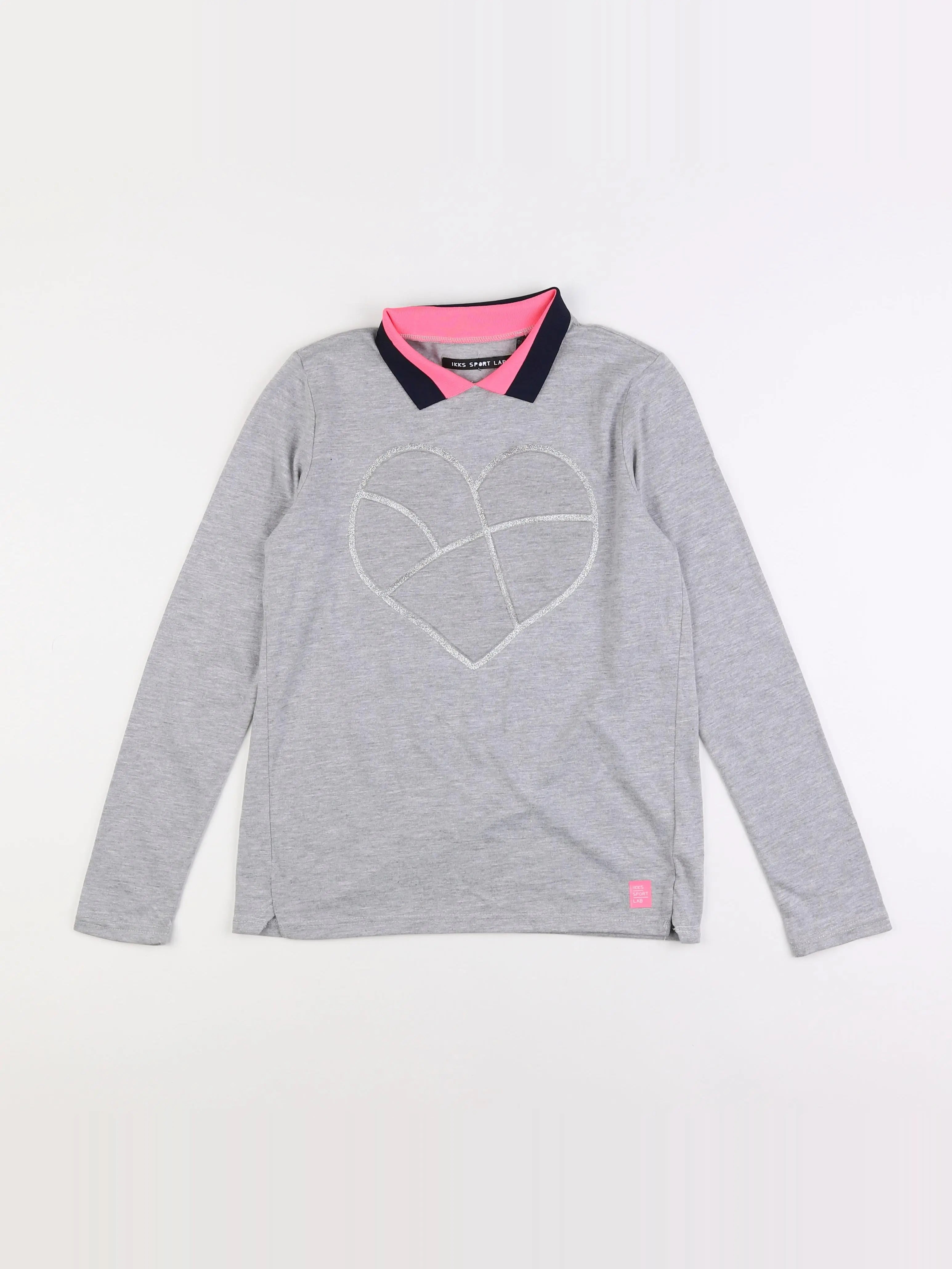 IKKS - polo gris - 12 ans