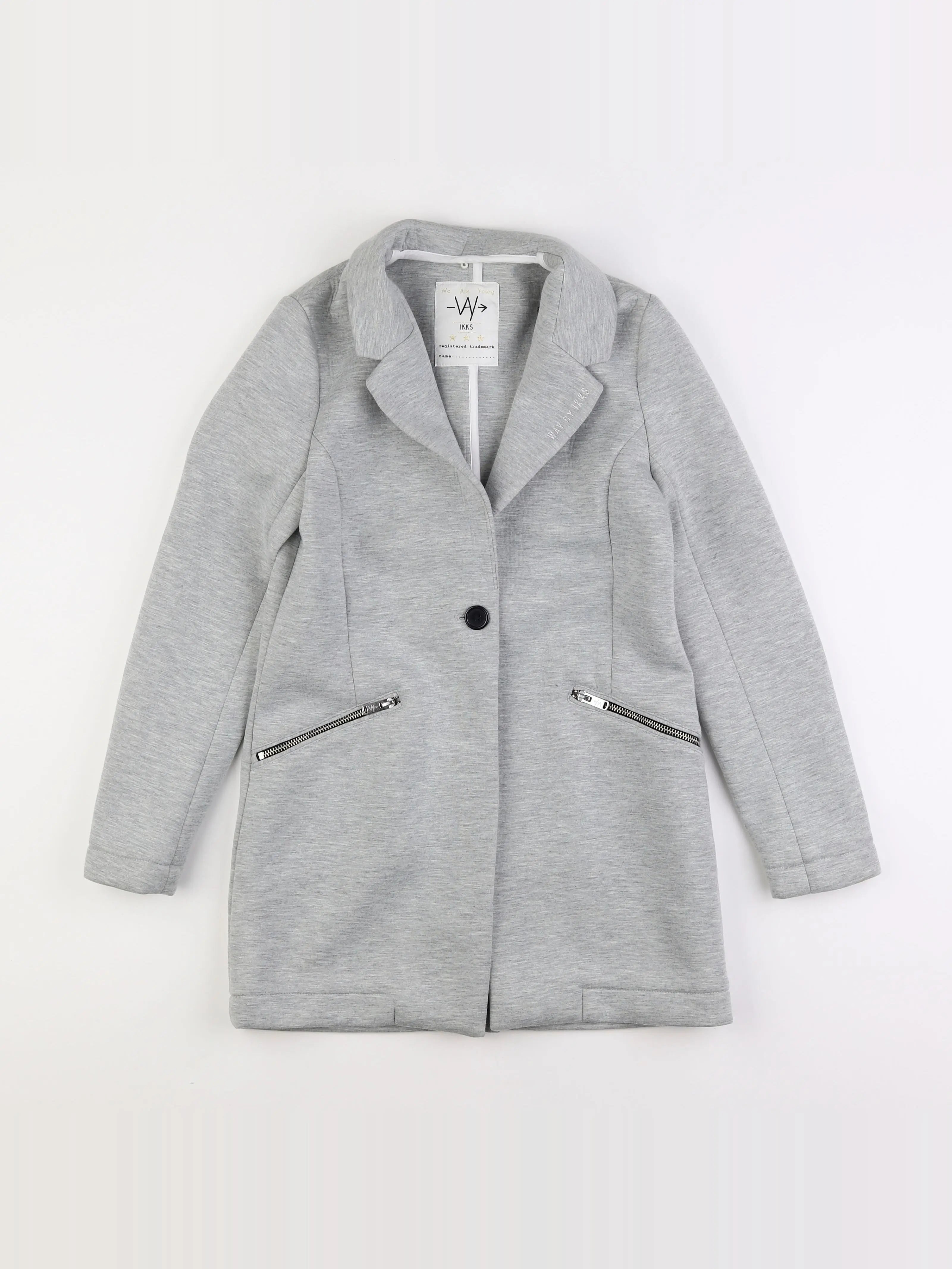 IKKS - manteau gris - 12 ans