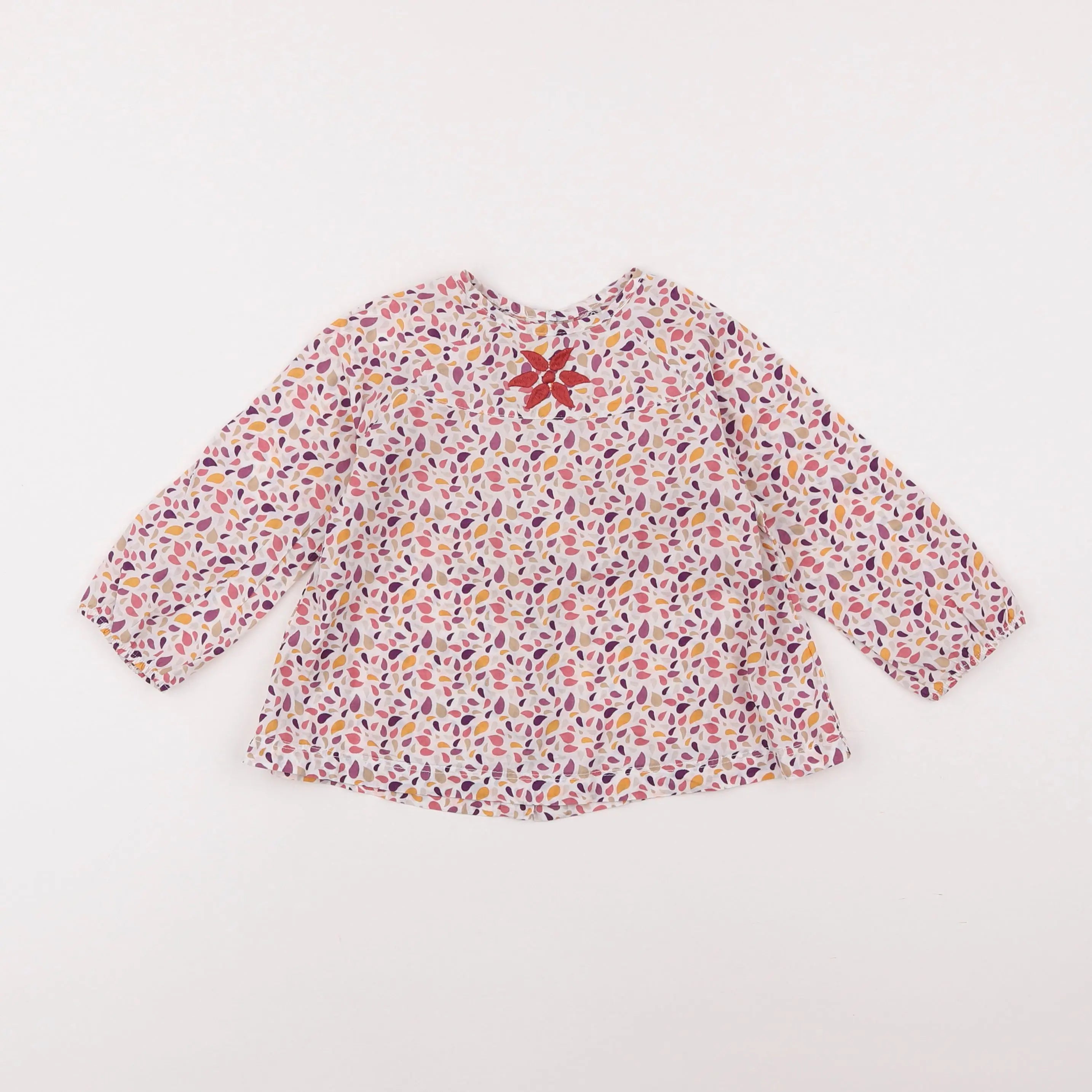 Vertbaudet - blouse multicolore - 2 ans