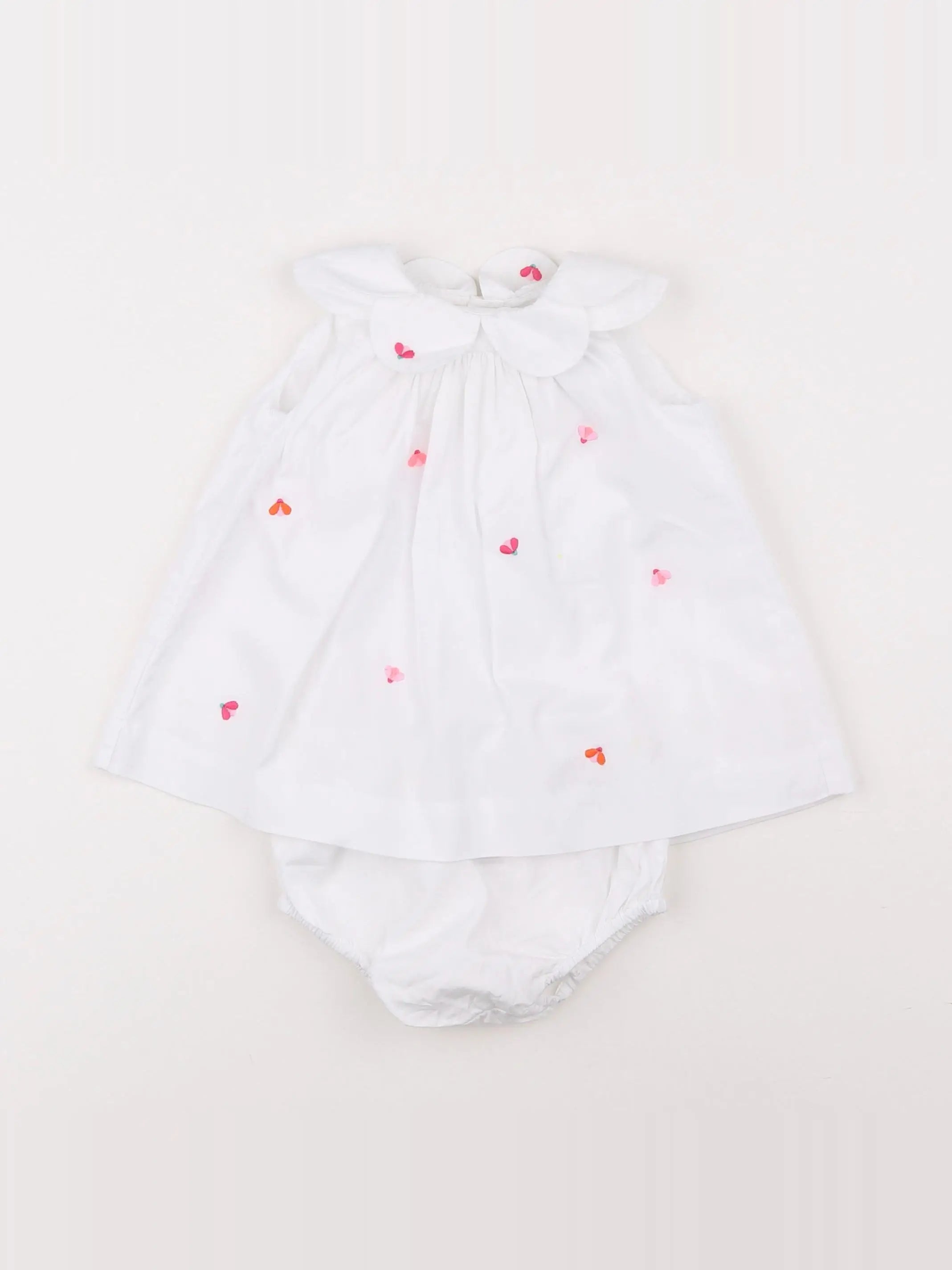 Jacadi - robe blanc - 6 mois