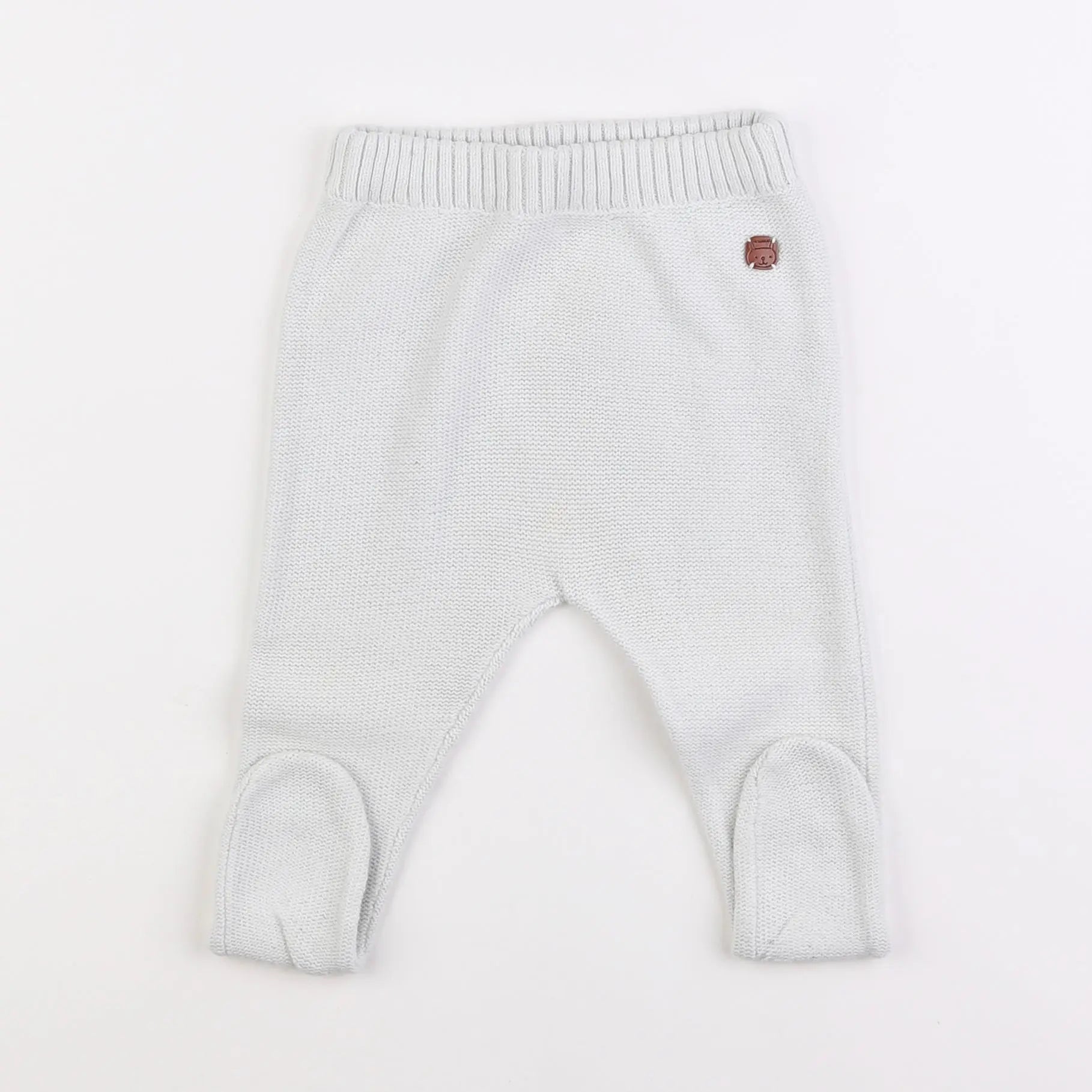 Vertbaudet - legging gris - 6 mois