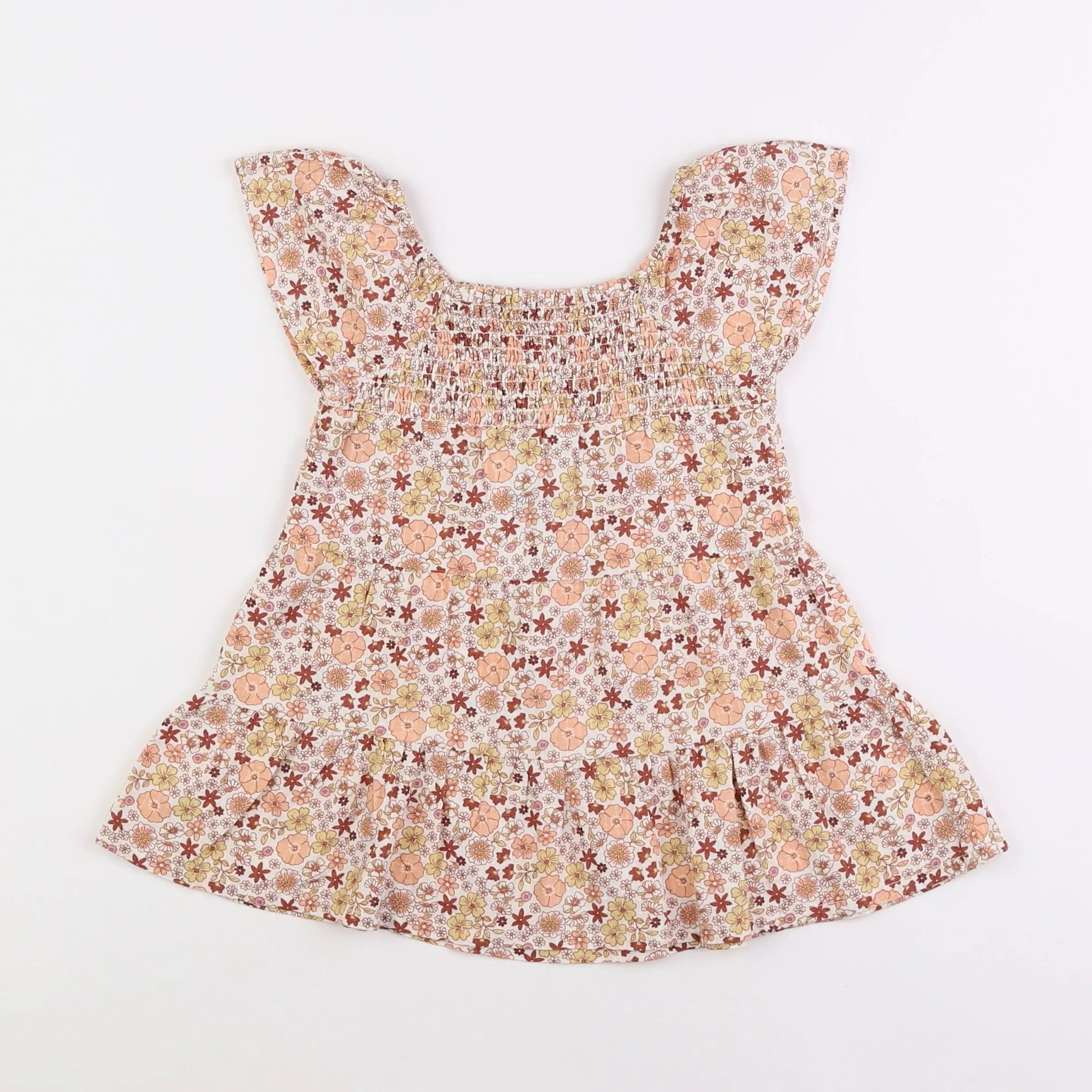 Vertbaudet - robe multicolore - 2 ans