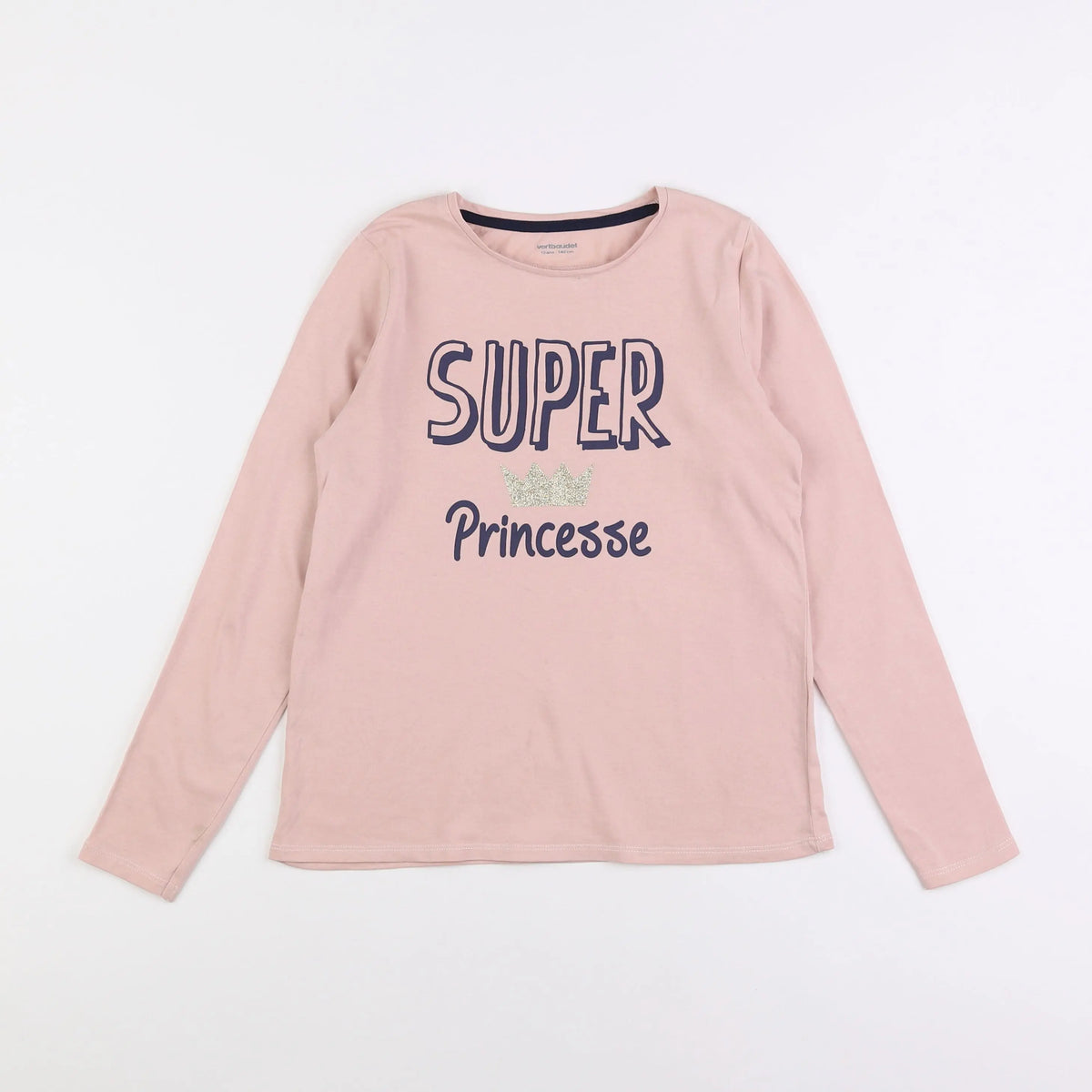 Vertbaudet - tee-shirt rose - 10 ans