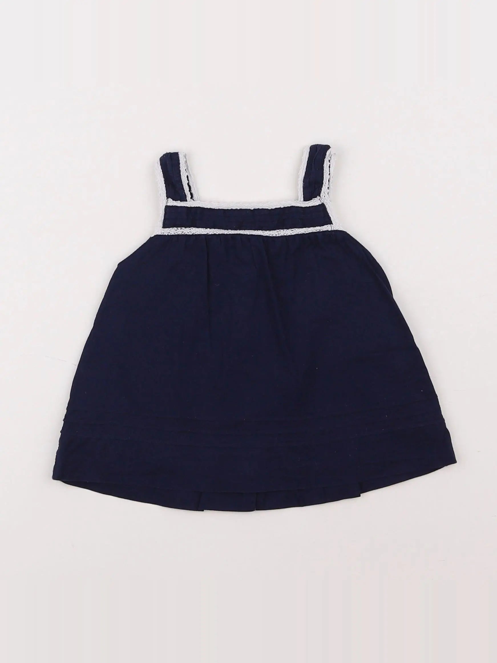 Boutchou - blouse bleu - 9 mois