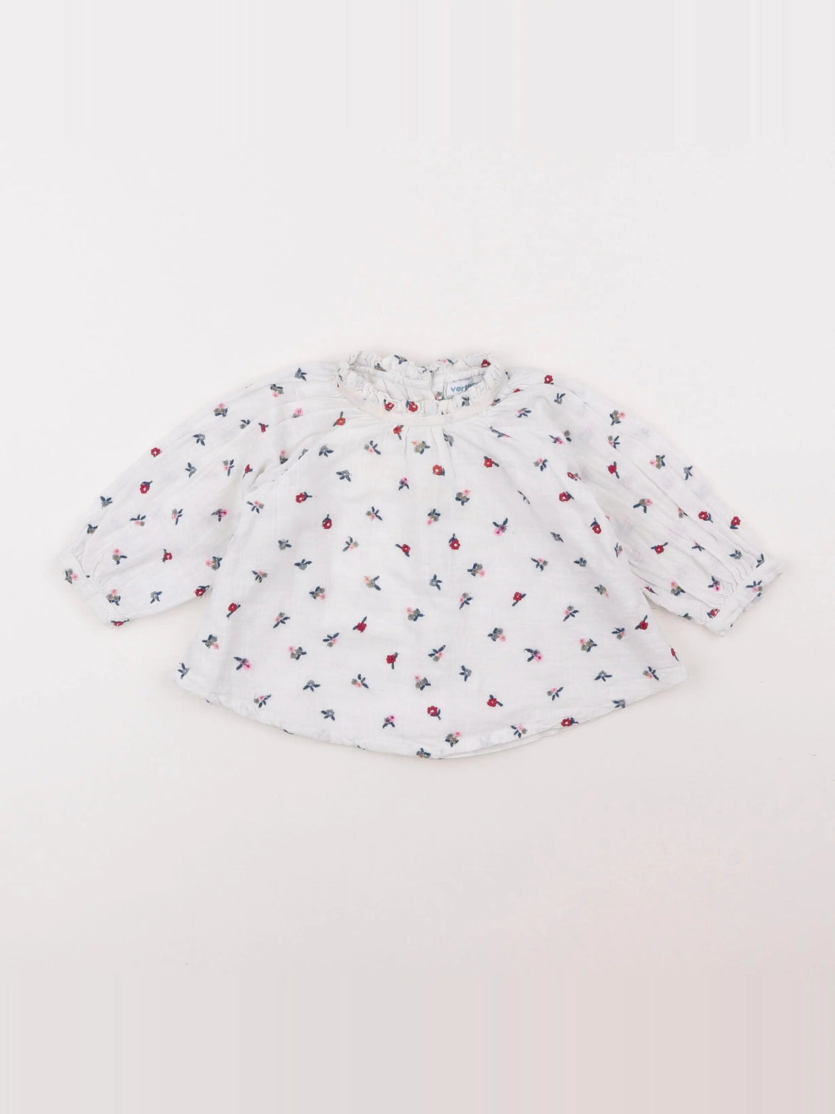 Vertbaudet - blouse blanc - 6 mois