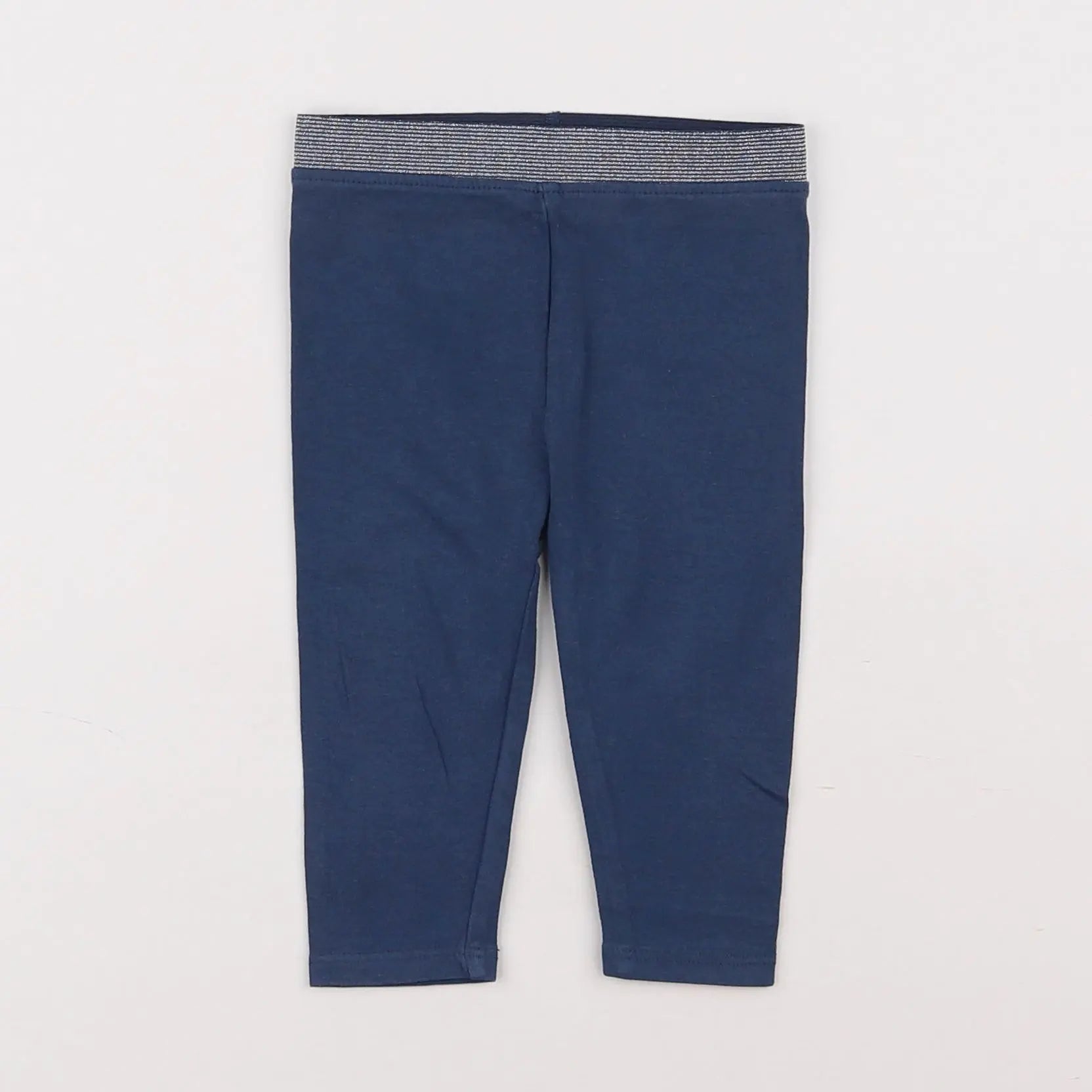 Vertbaudet - legging bleu - 6 mois