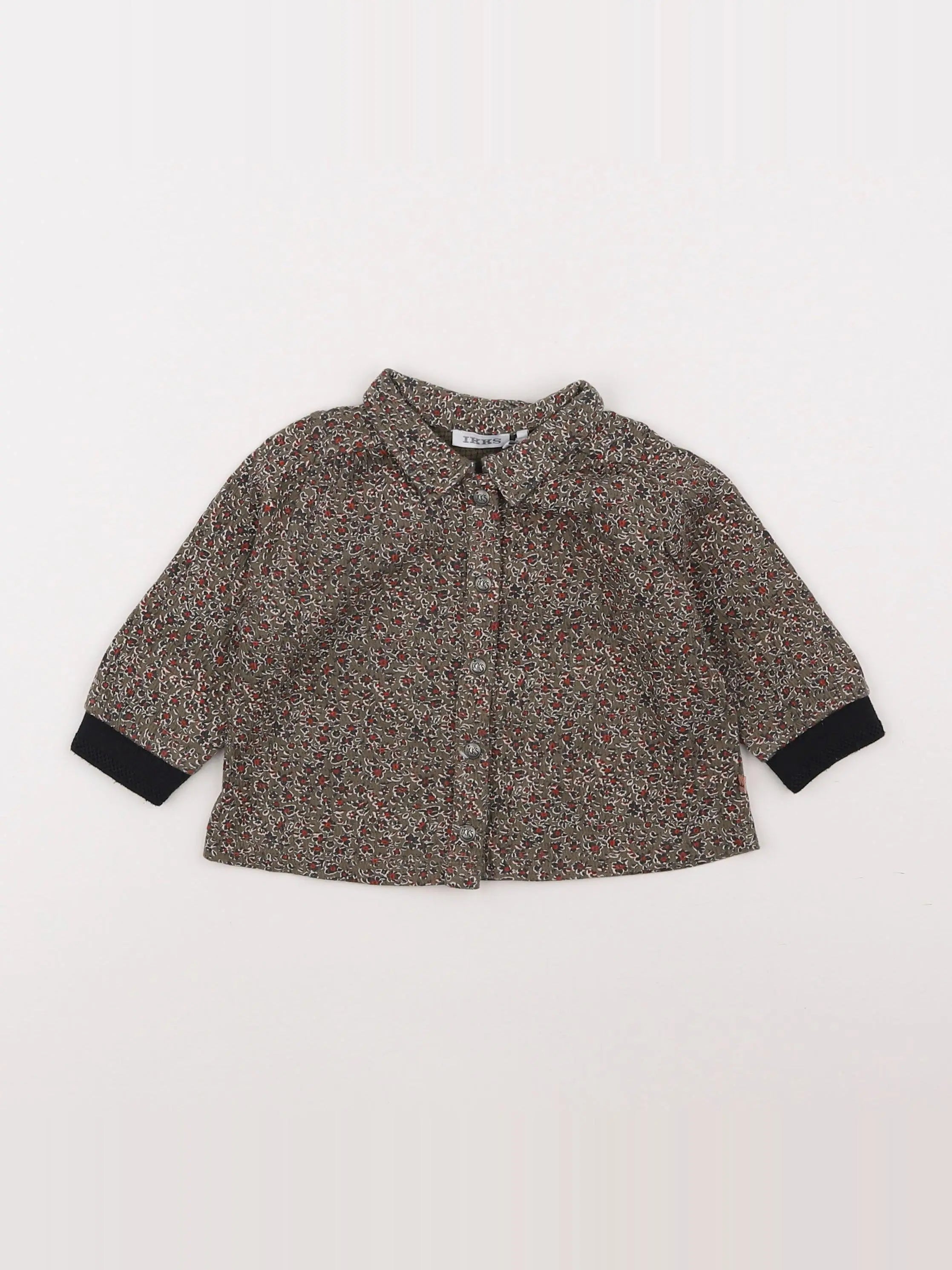 IKKS - blouse vert - 6 mois