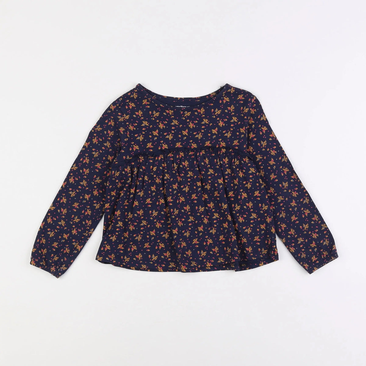 Vertbaudet - tee-shirt bleu - 4 ans