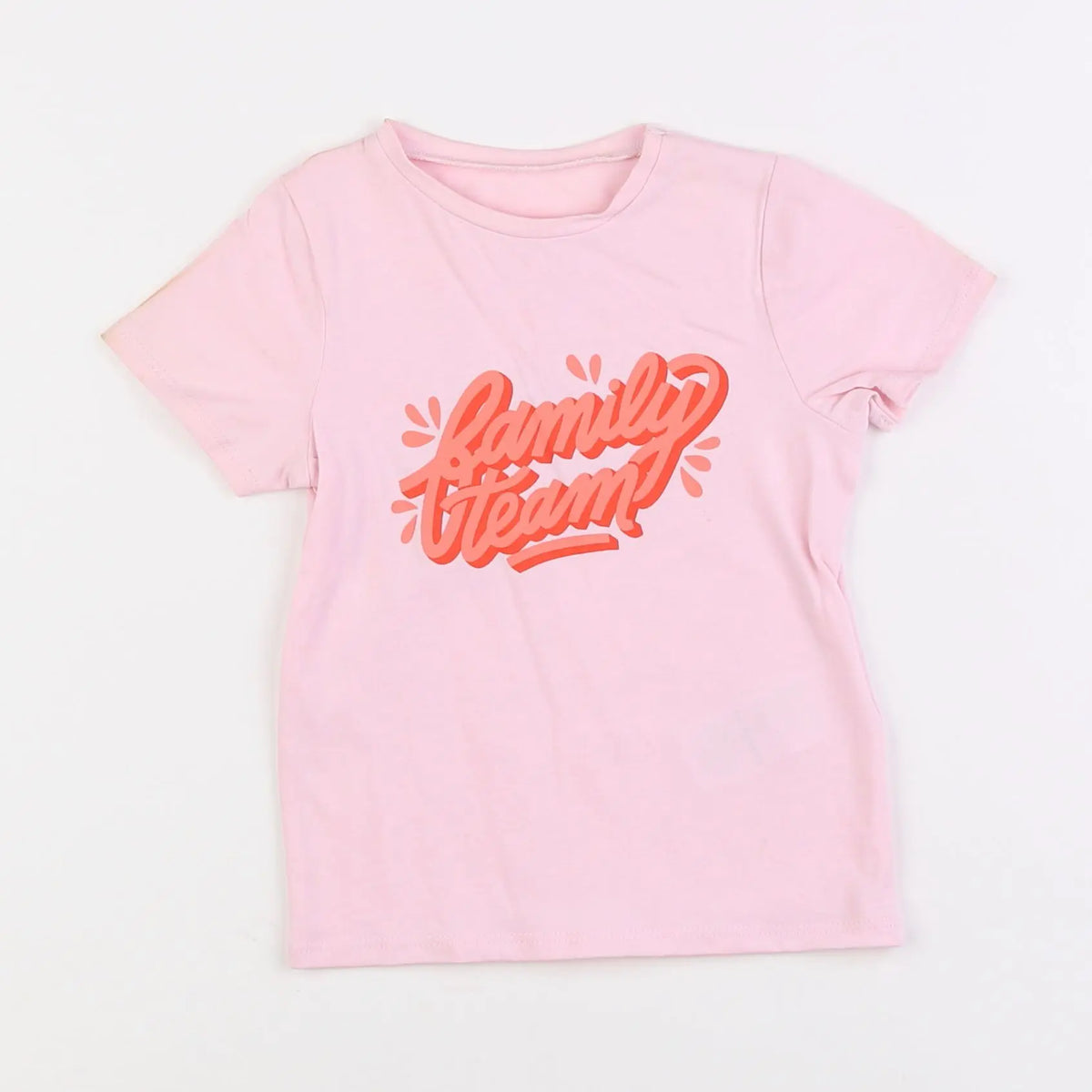Vertbaudet - tee-shirt rose - 12 mois