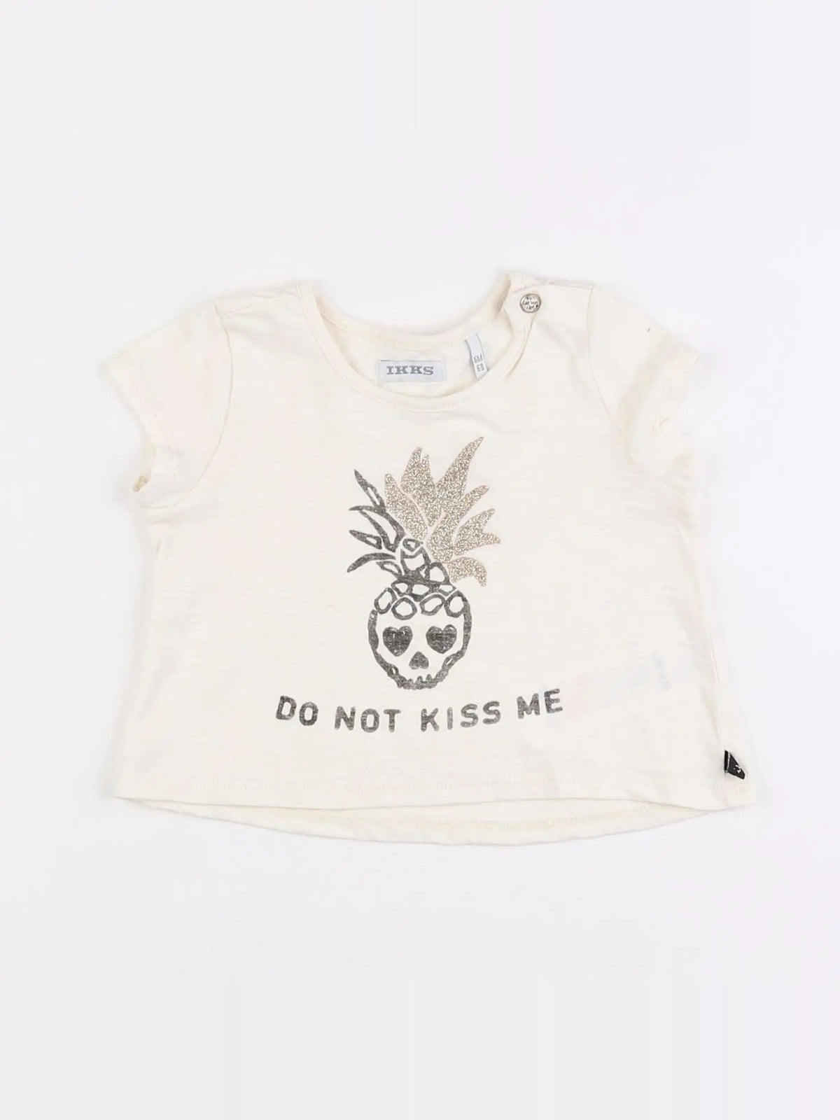 IKKS - tee-shirt blanc - 6 mois