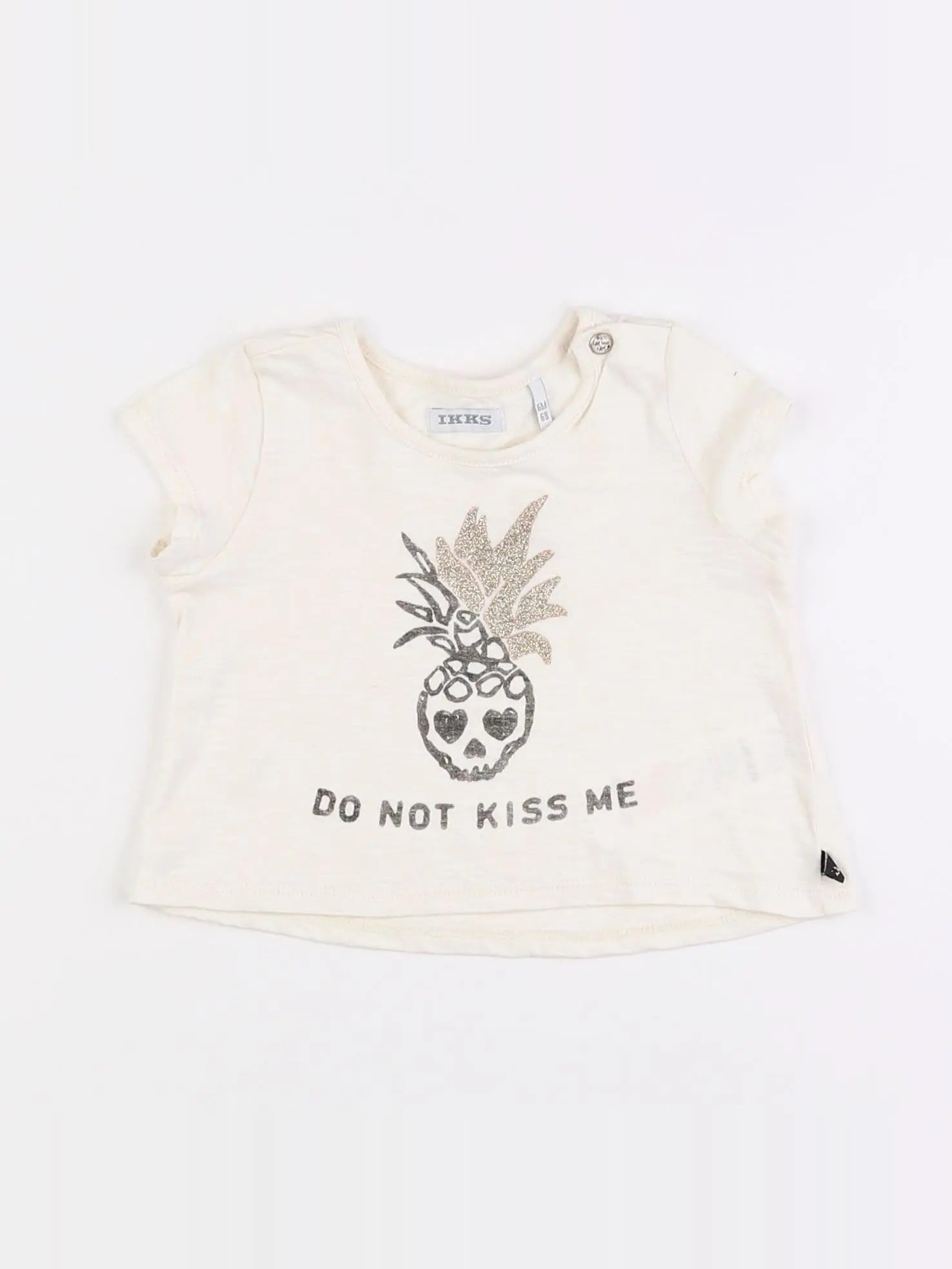 IKKS - tee-shirt blanc - 6 mois