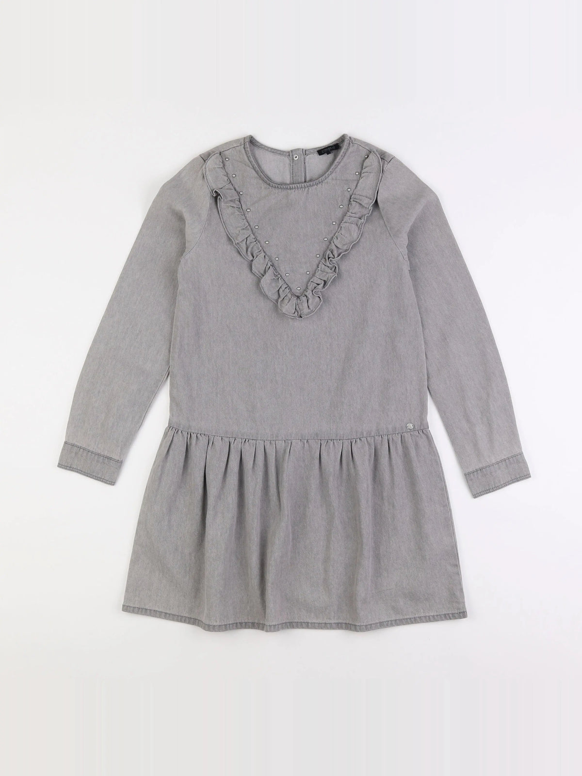 IKKS - robe gris - 10 ans