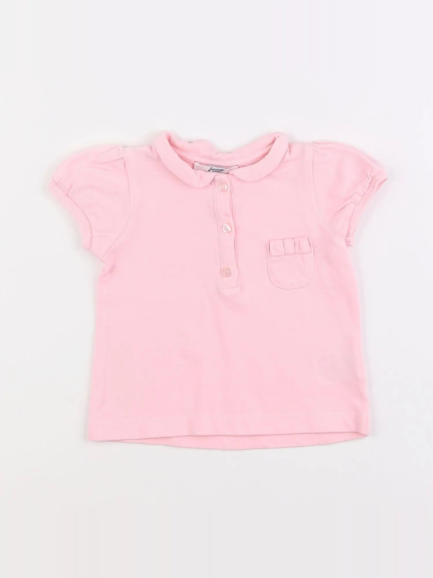 Jacadi - tee-shirt rose - 12 mois