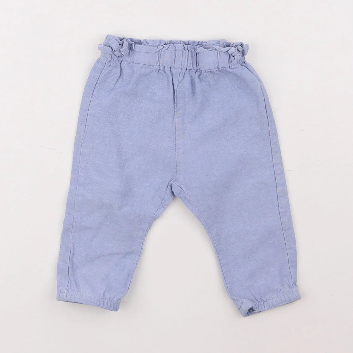 Vertbaudet - pantalon bleu - 6 mois