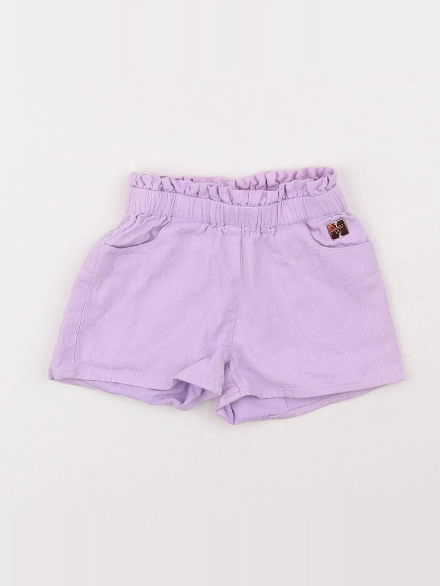 Carrément Beau - short violet - 3 mois