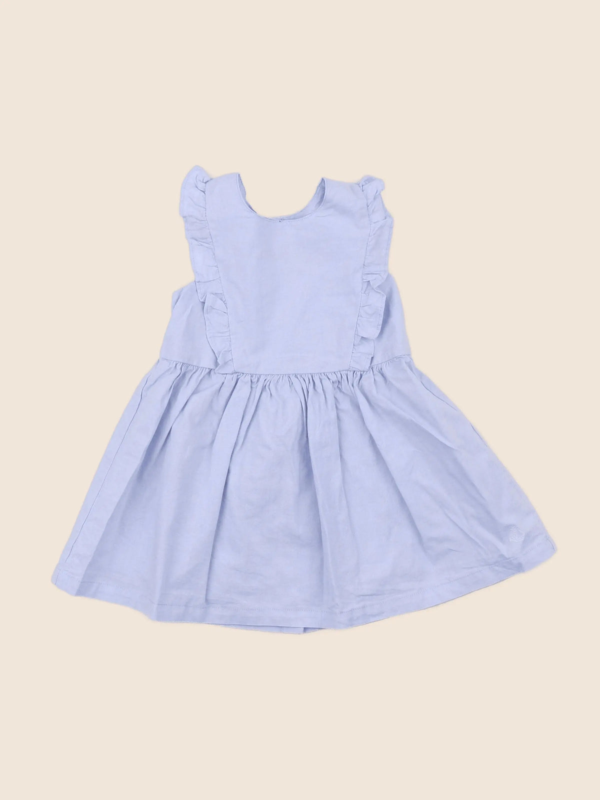 Petit Bateau - robe bleu - 12 mois