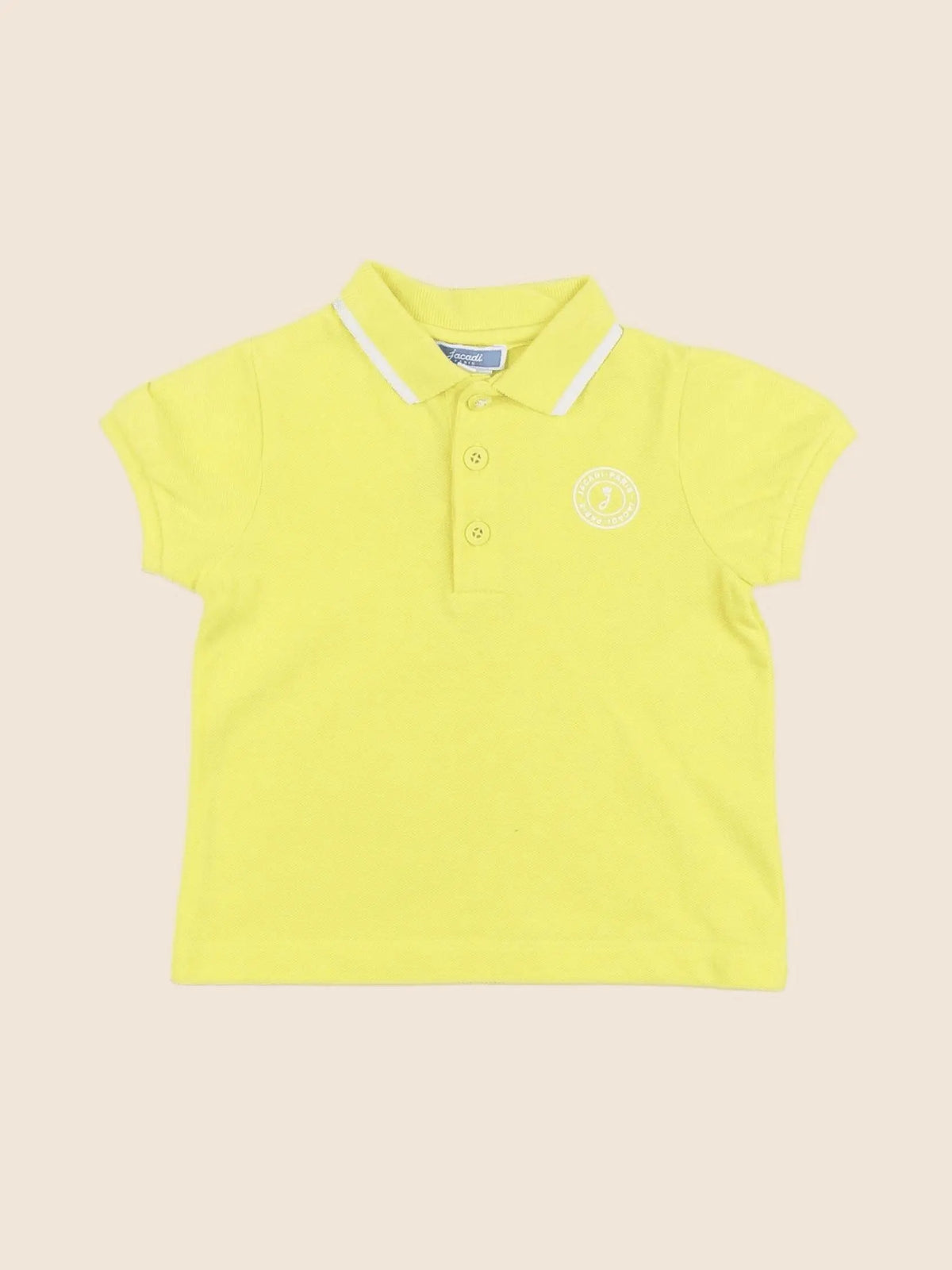 Jacadi - polo jaune fluo - 12 mois