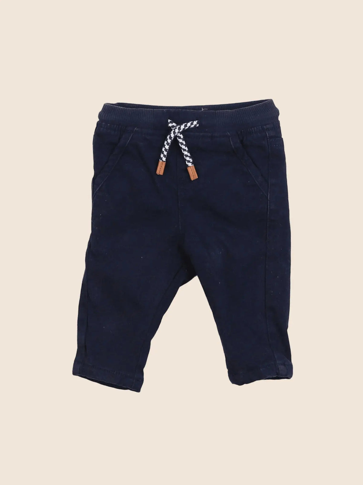 Vertbaudet - pantalon bleu - 3 mois
