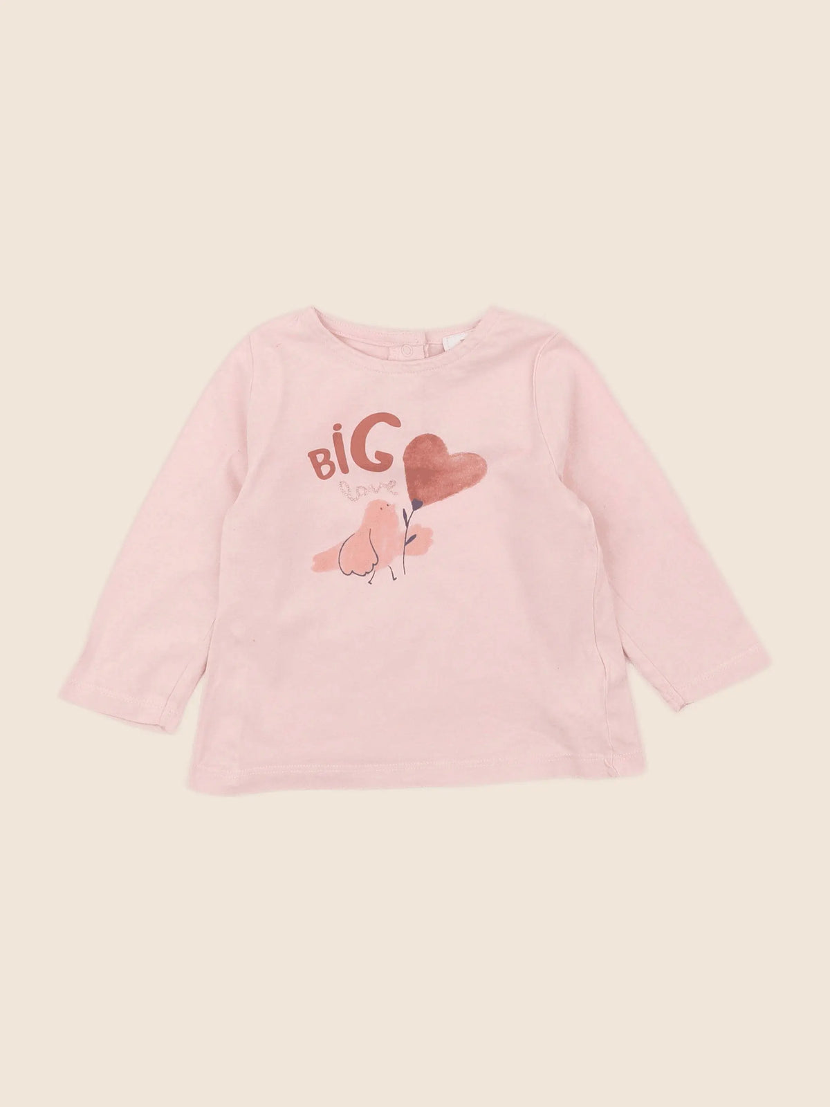 Tape à l'oeil - tee-shirt rose - 9 mois