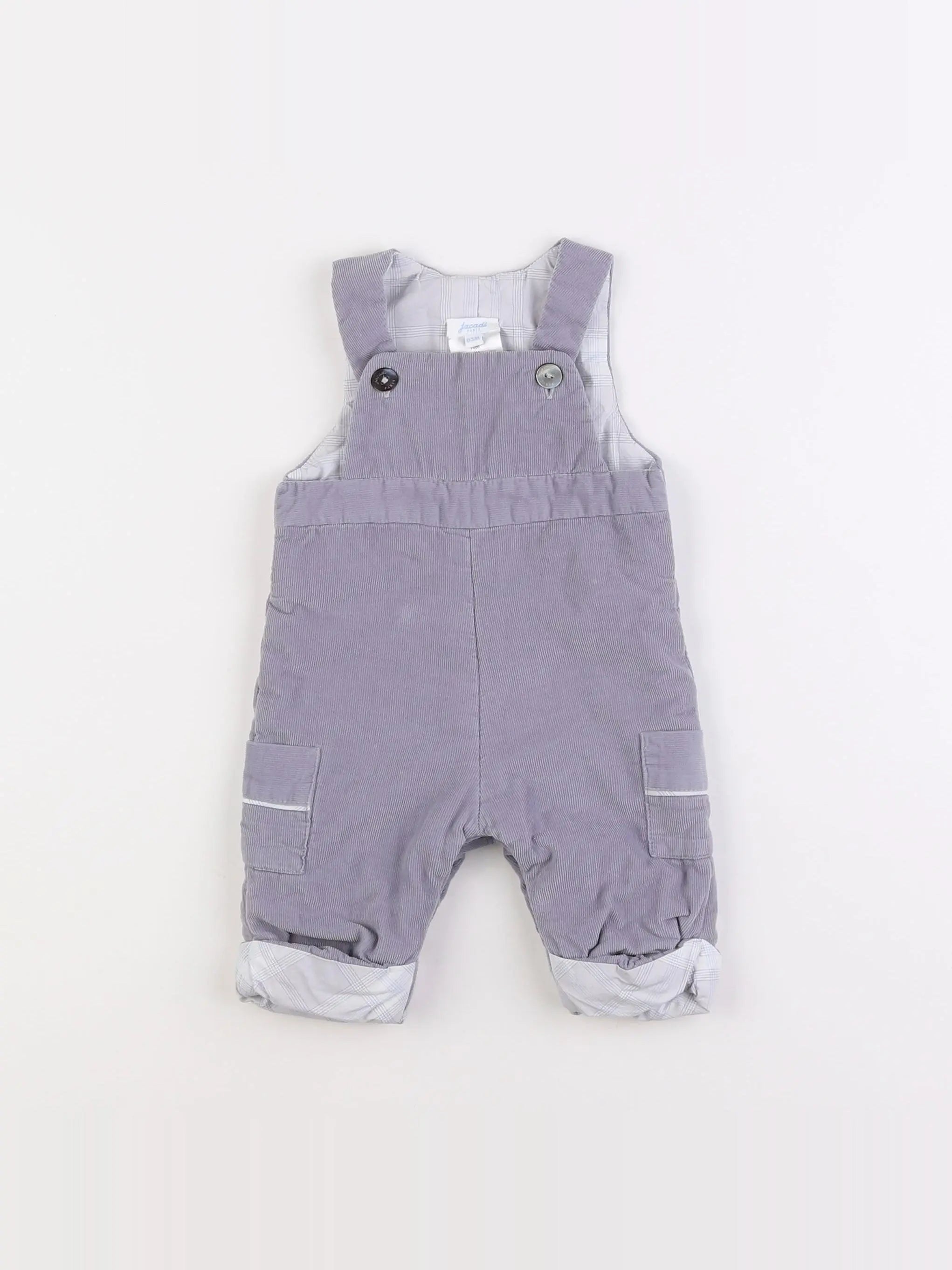 Jacadi - salopette gris - 3 mois