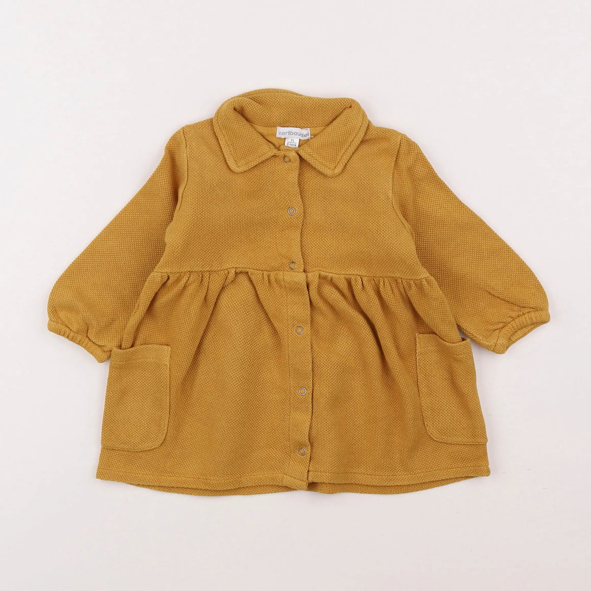 Vertbaudet - robe jaune - 9 mois