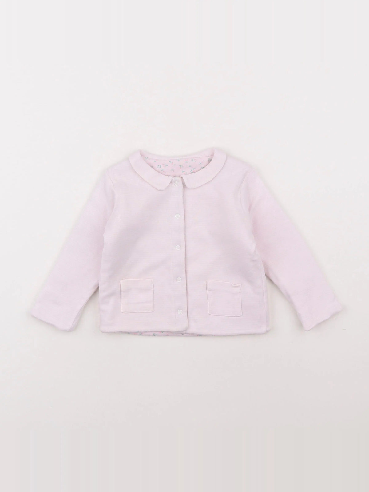 Petit Bateau - sweat rose - 12 mois