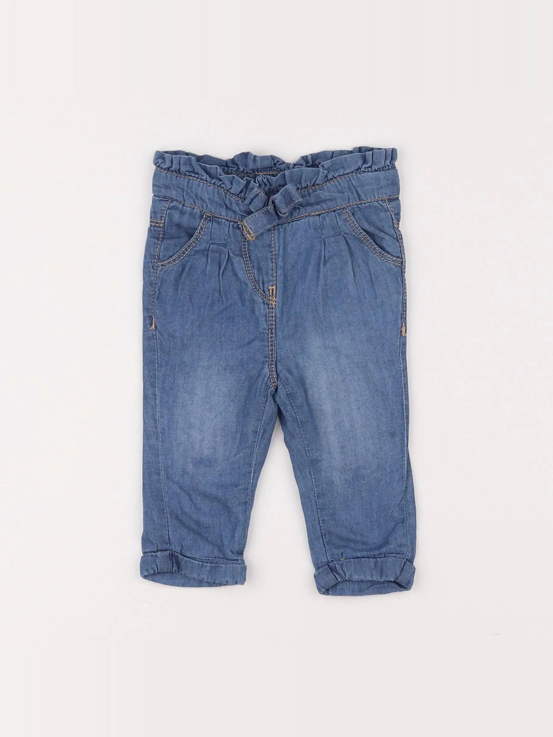 Tape à l'oeil - pantalon bleu - 3 mois