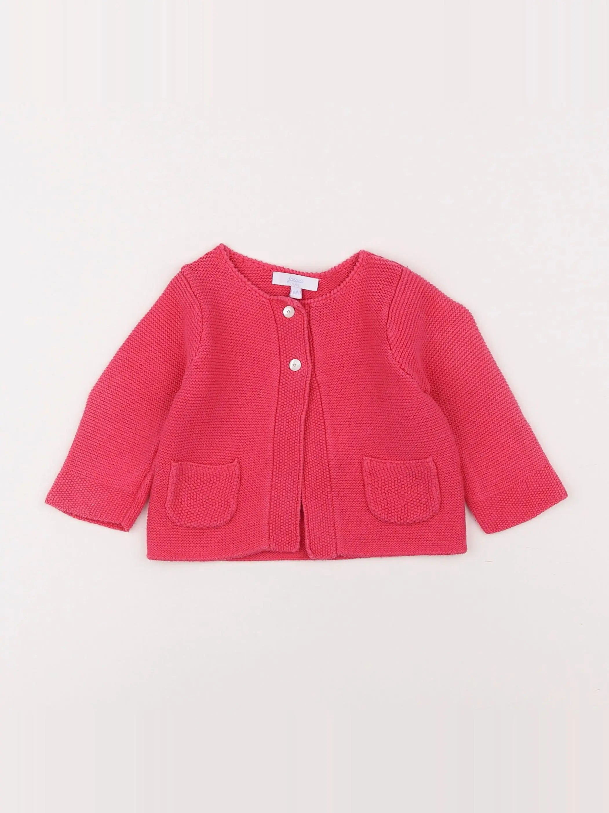Jacadi - gilet rose - 6 mois