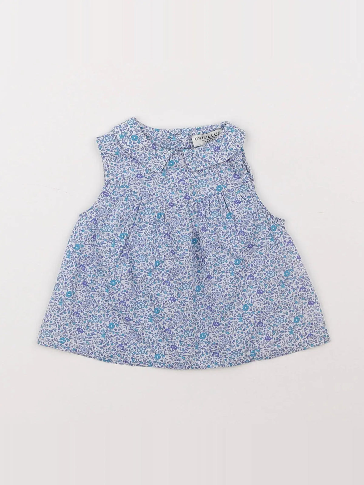 Cyrillus - blouse bleu - 3 mois