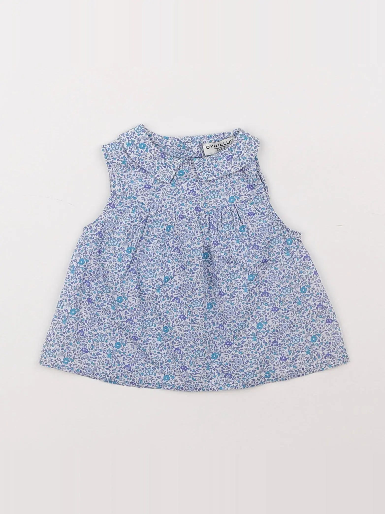 Cyrillus - blouse bleu - 3 mois