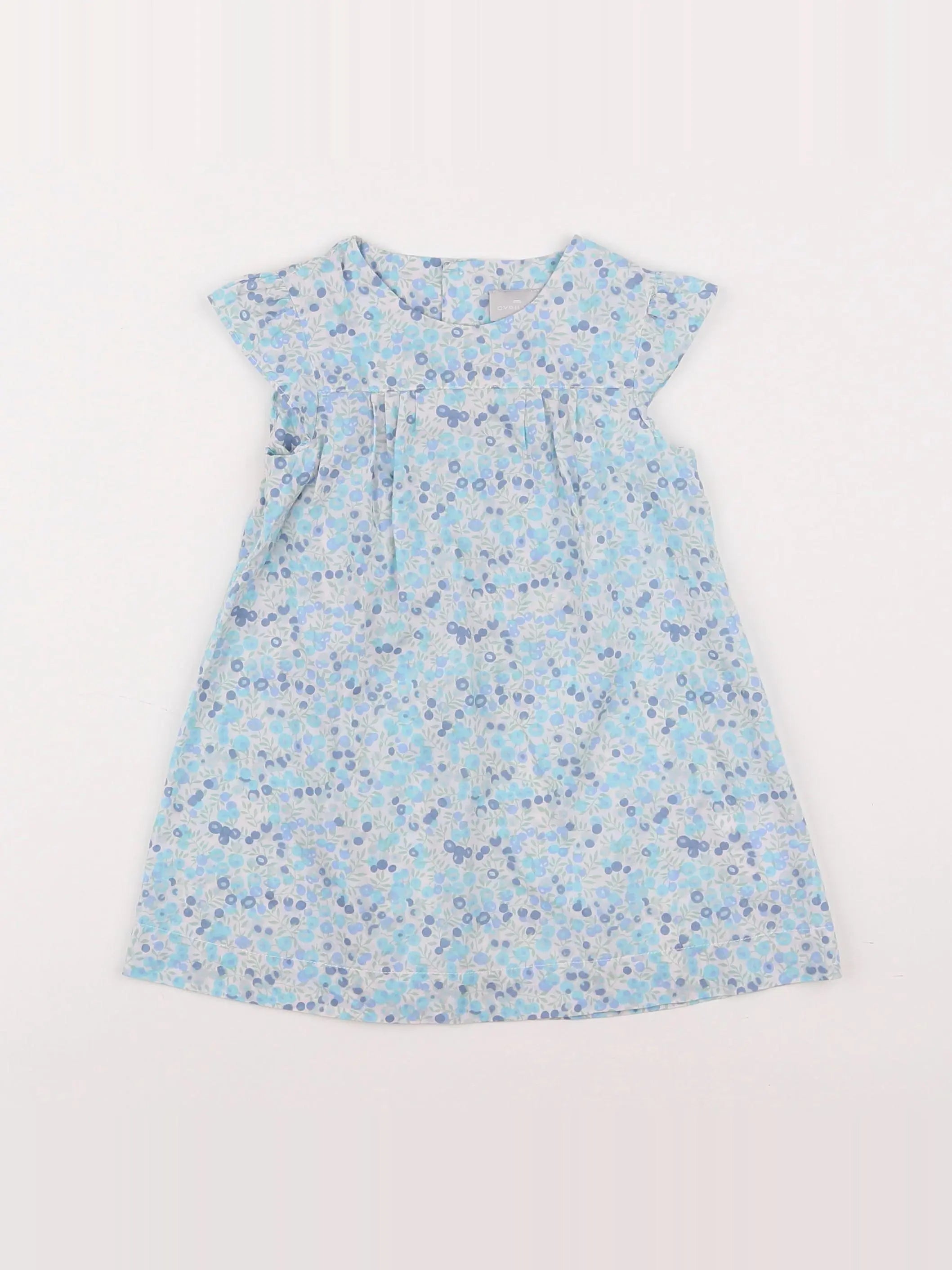 Cyrillus - robe bleu - 12 mois