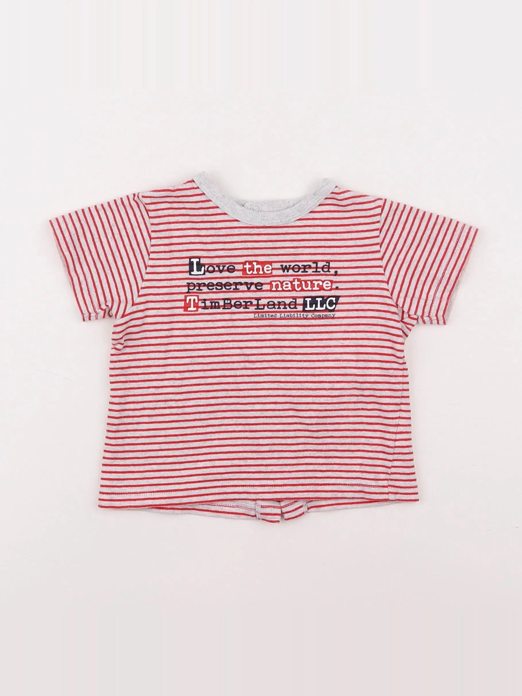 Timberland - tee-shirt rouge - 3 mois