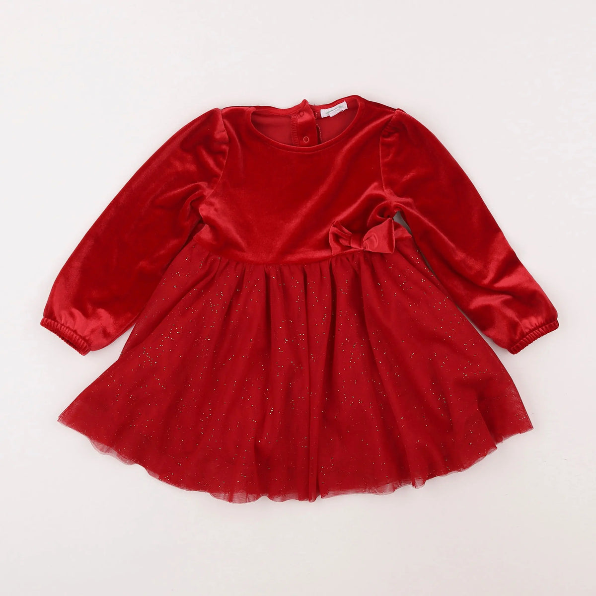 Vertbaudet - robe rouge - 3 ans