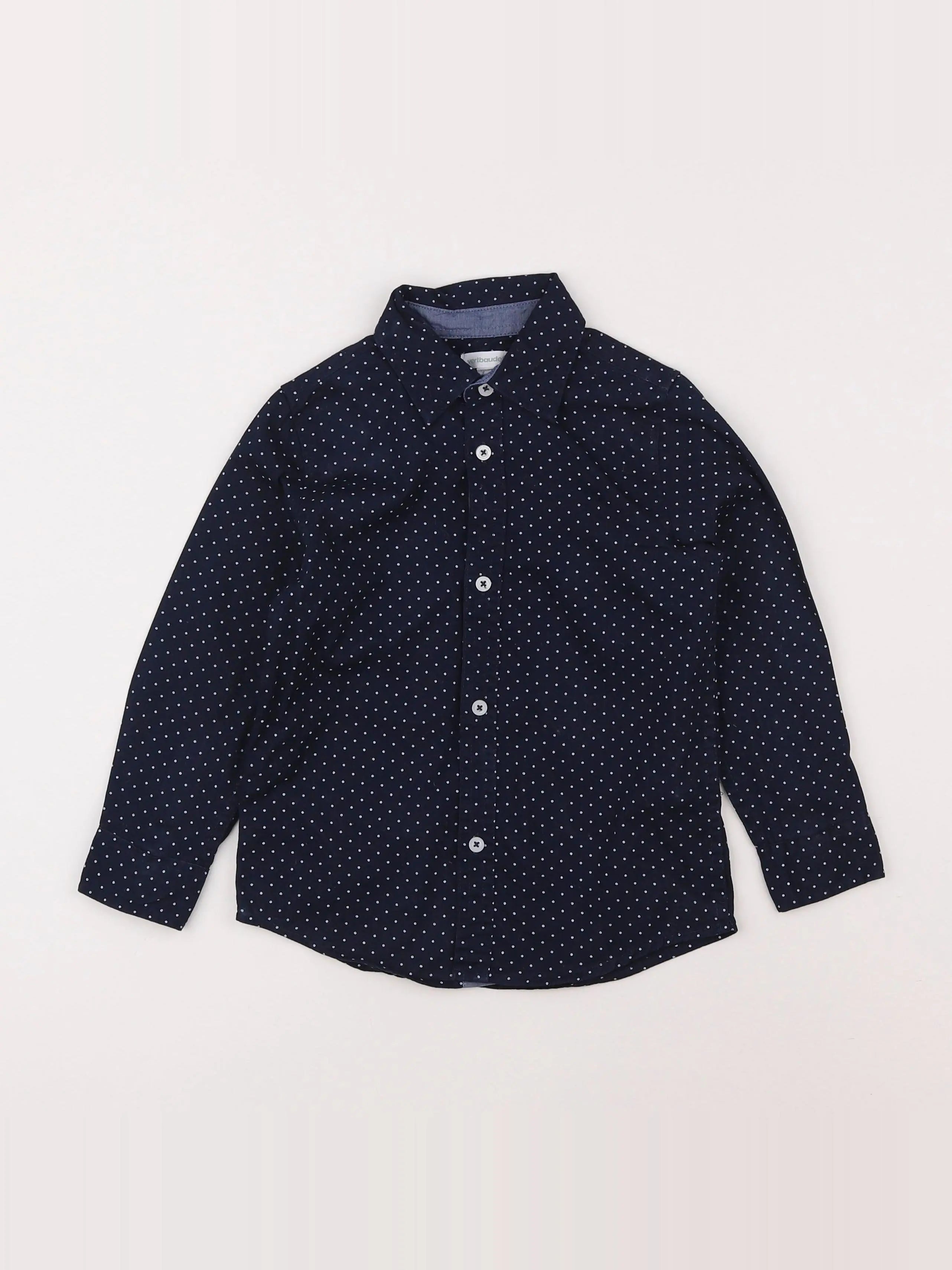 Vertbaudet - chemise bleu - 5 ans