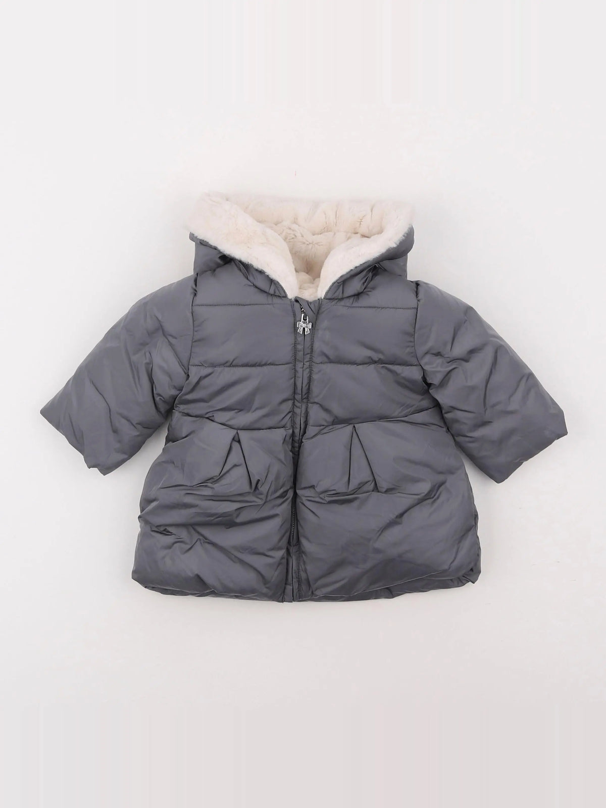 Jacadi - doudoune gris - 6 mois