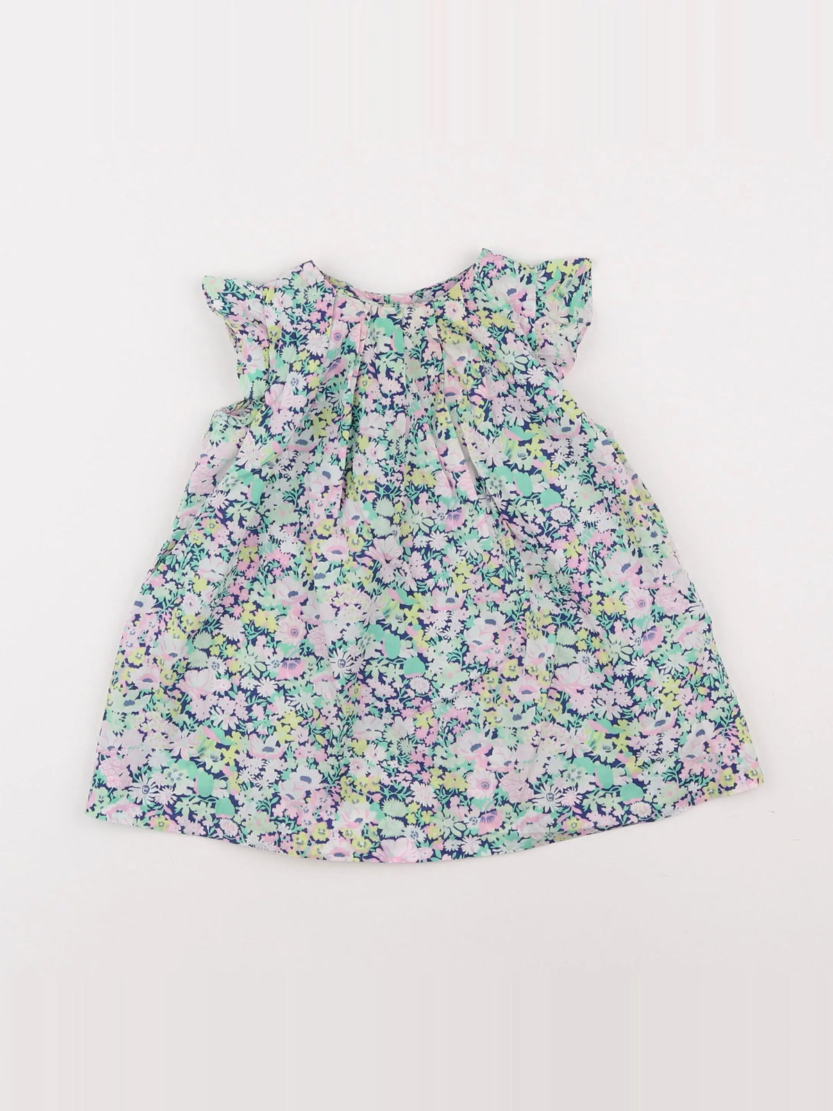 Jacadi - robe liberty multicolore - 12 mois