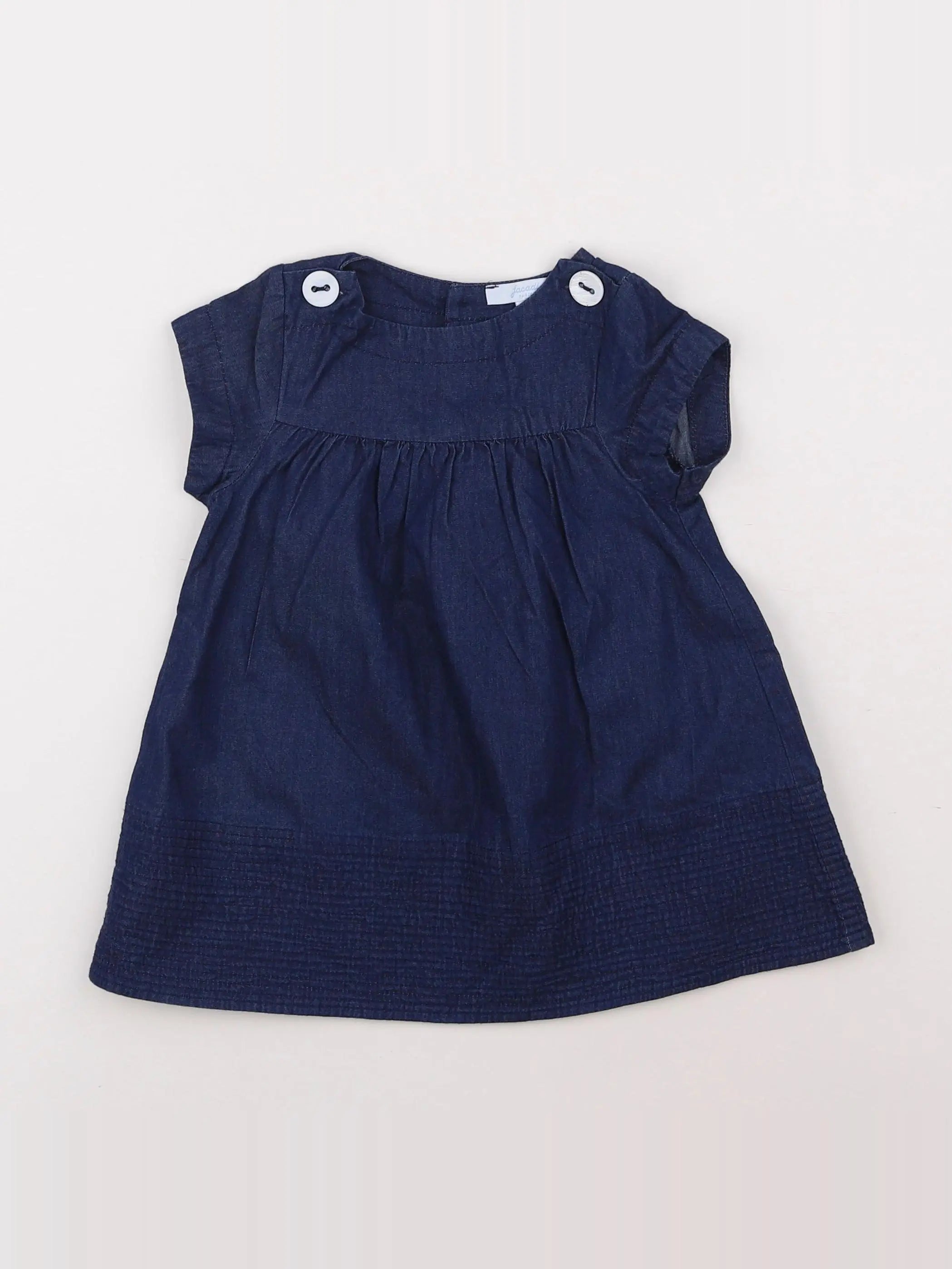 Jacadi - robe bleu - 12 mois