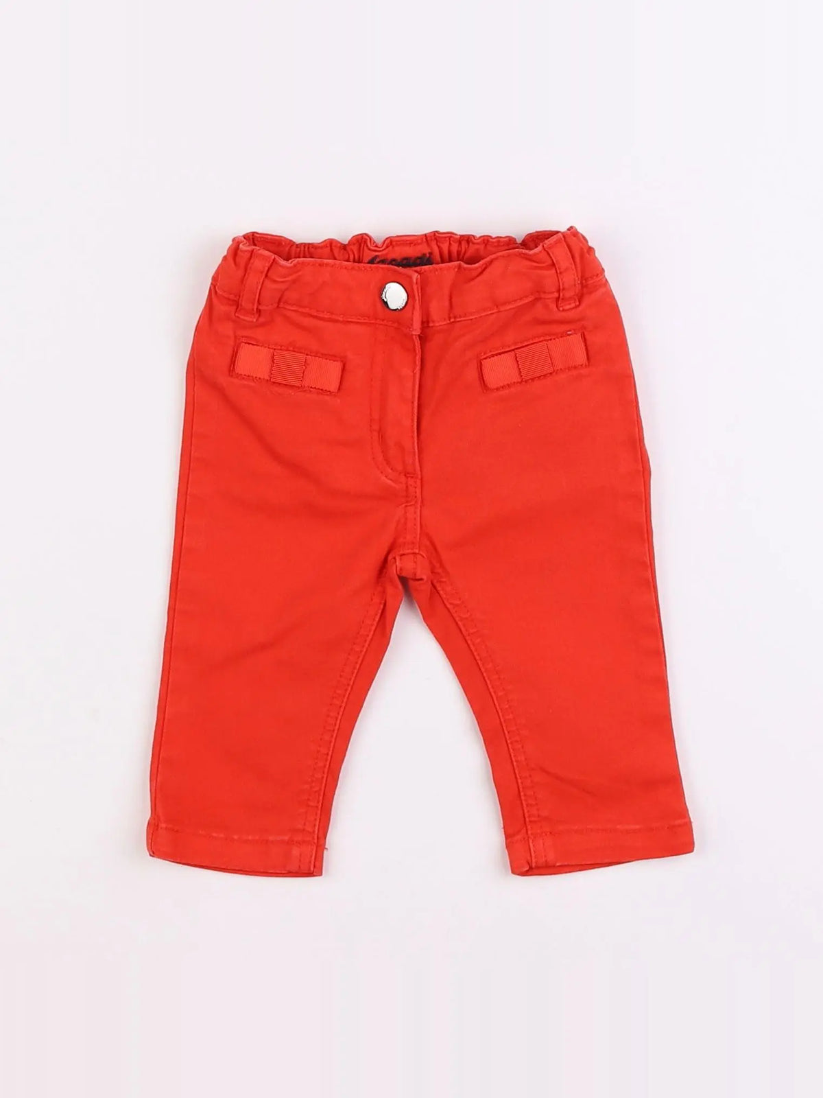Jacadi - jegging rouge - 6 mois