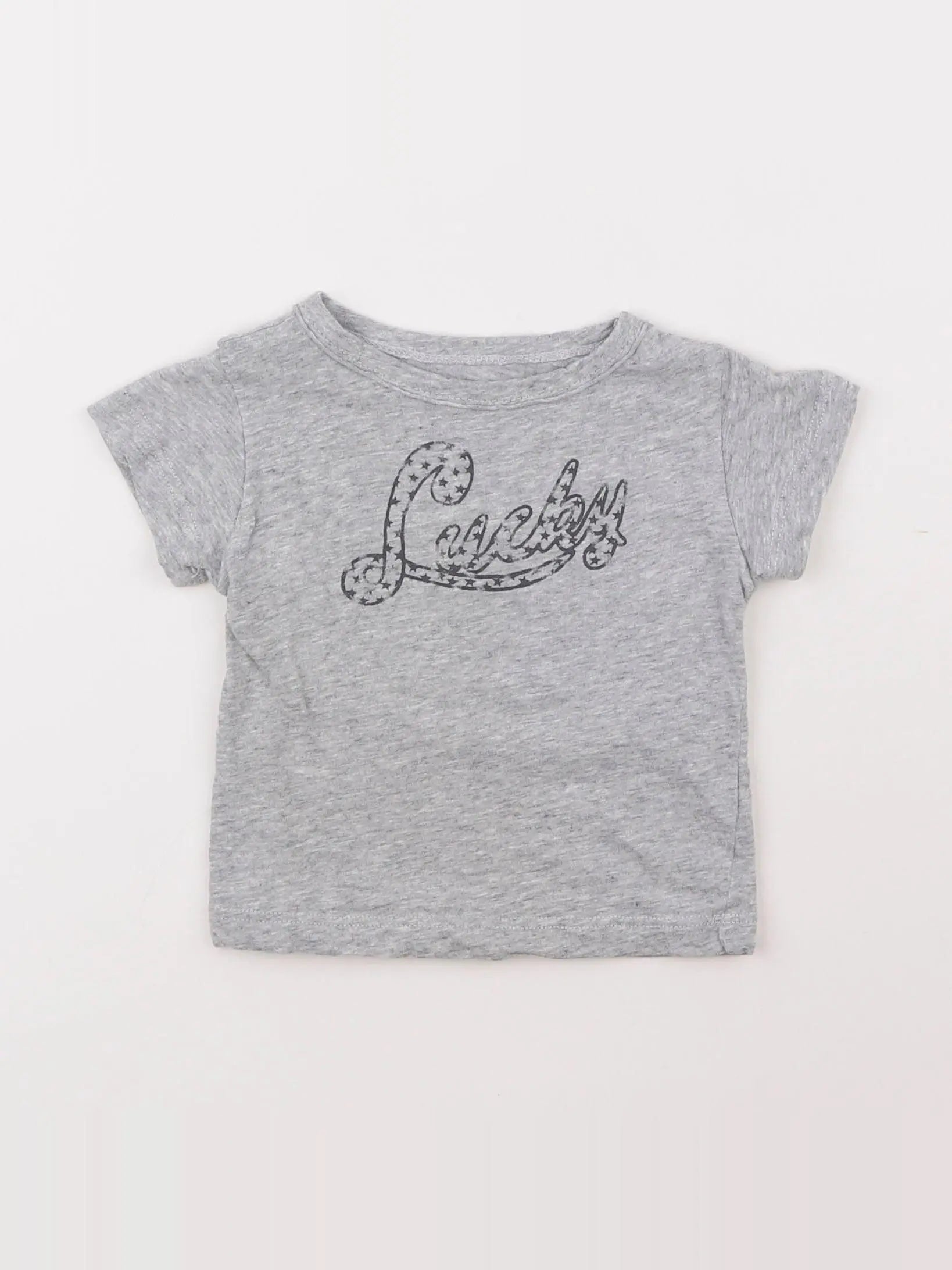 Louis Louise - tee-shirt gris - 3 mois