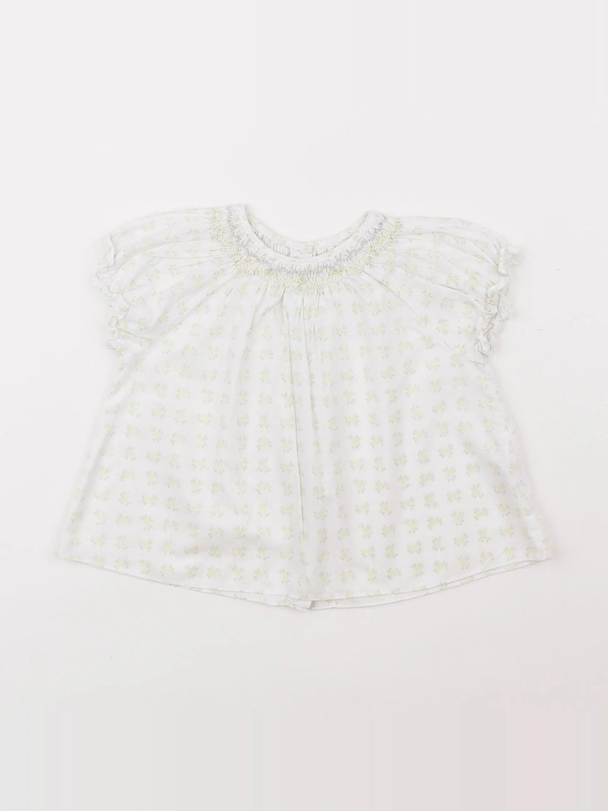 Jacadi - blouse blanc - 12 mois