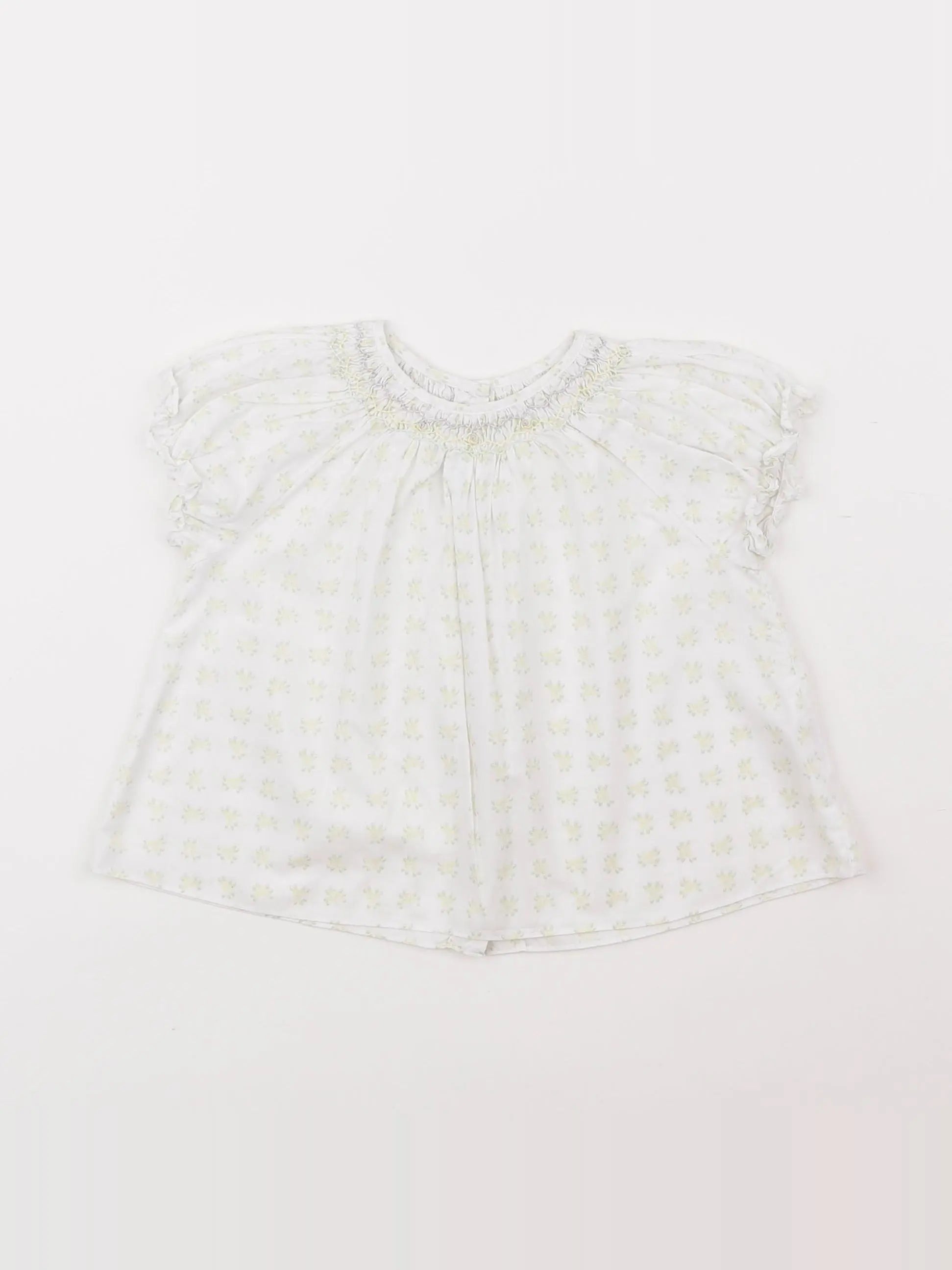 Jacadi - blouse blanc - 12 mois