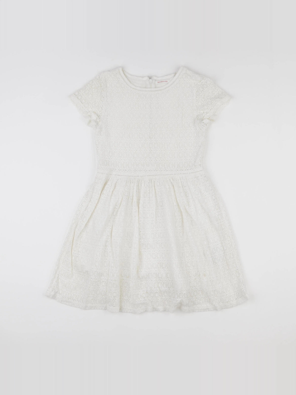 Monoprix - robe blanc - 8 ans