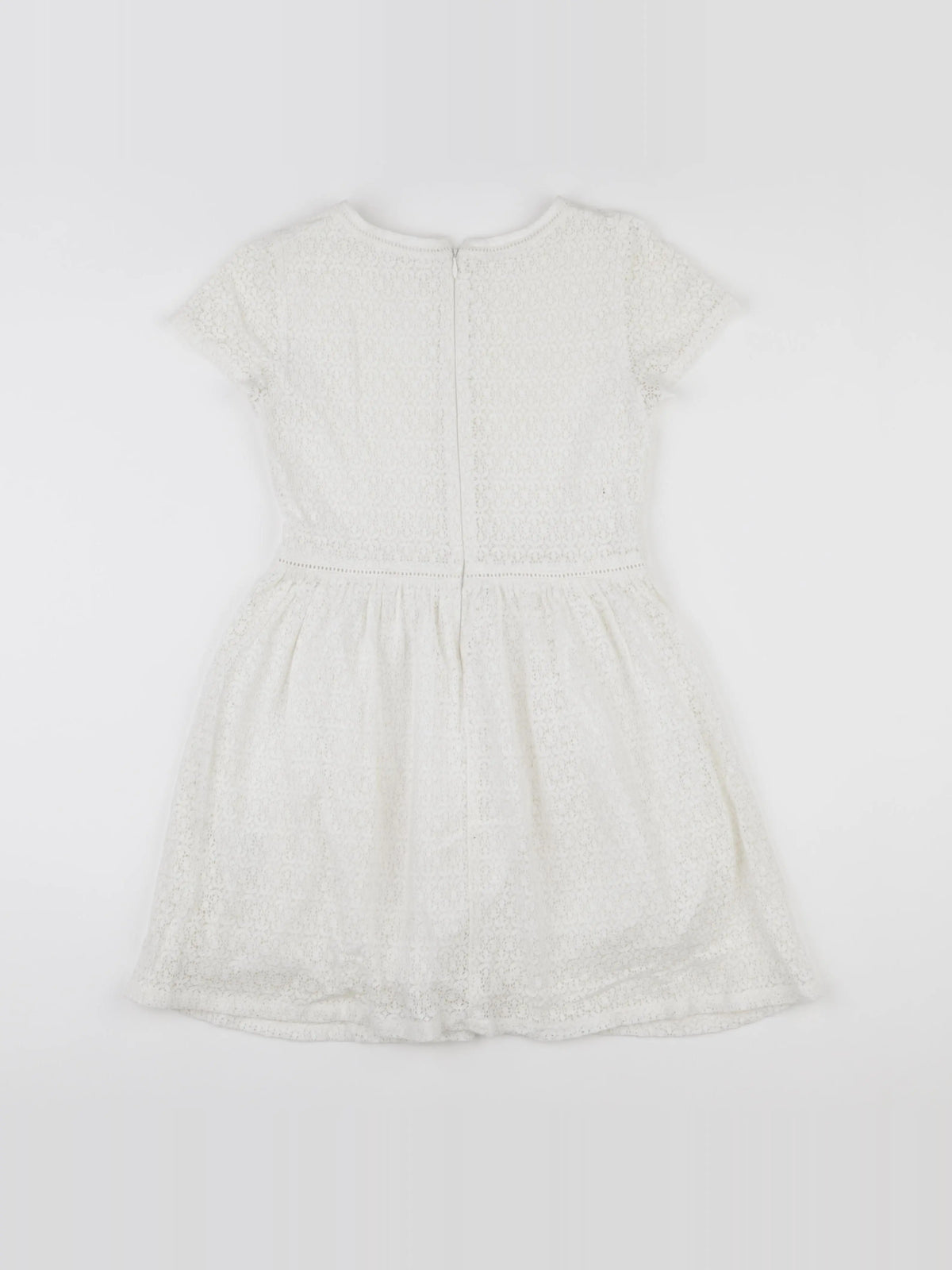 Monoprix - robe blanc - 8 ans