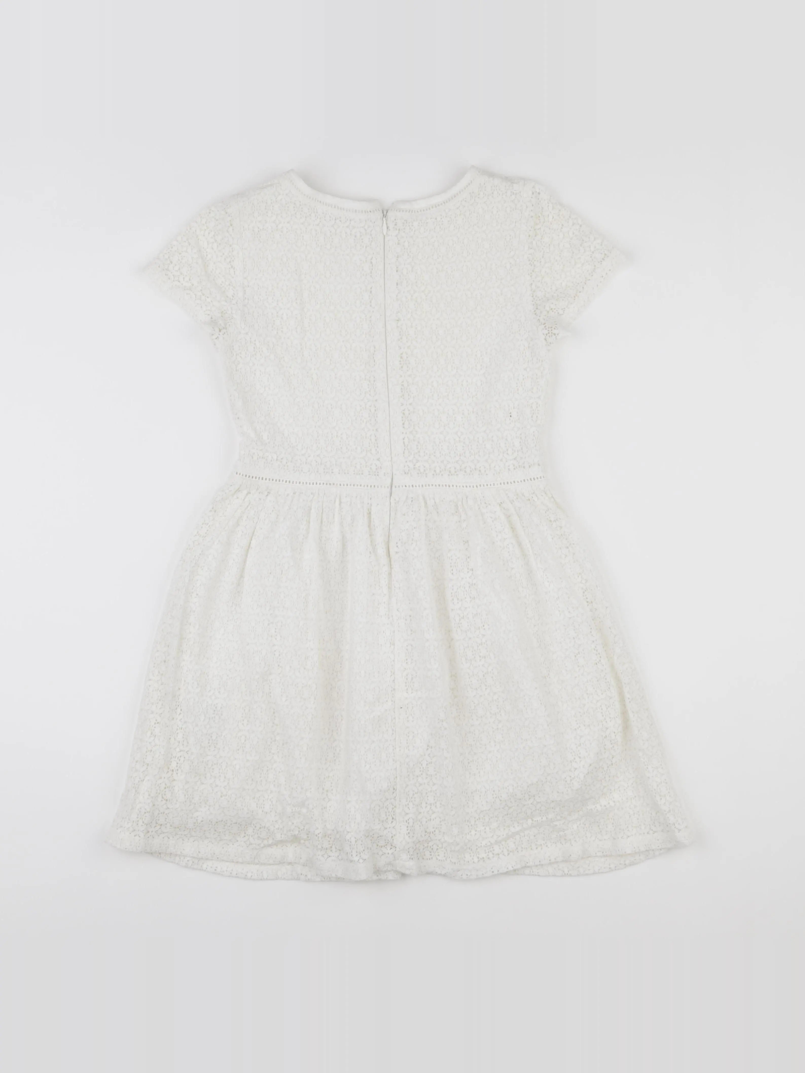 Monoprix - robe blanc - 8 ans