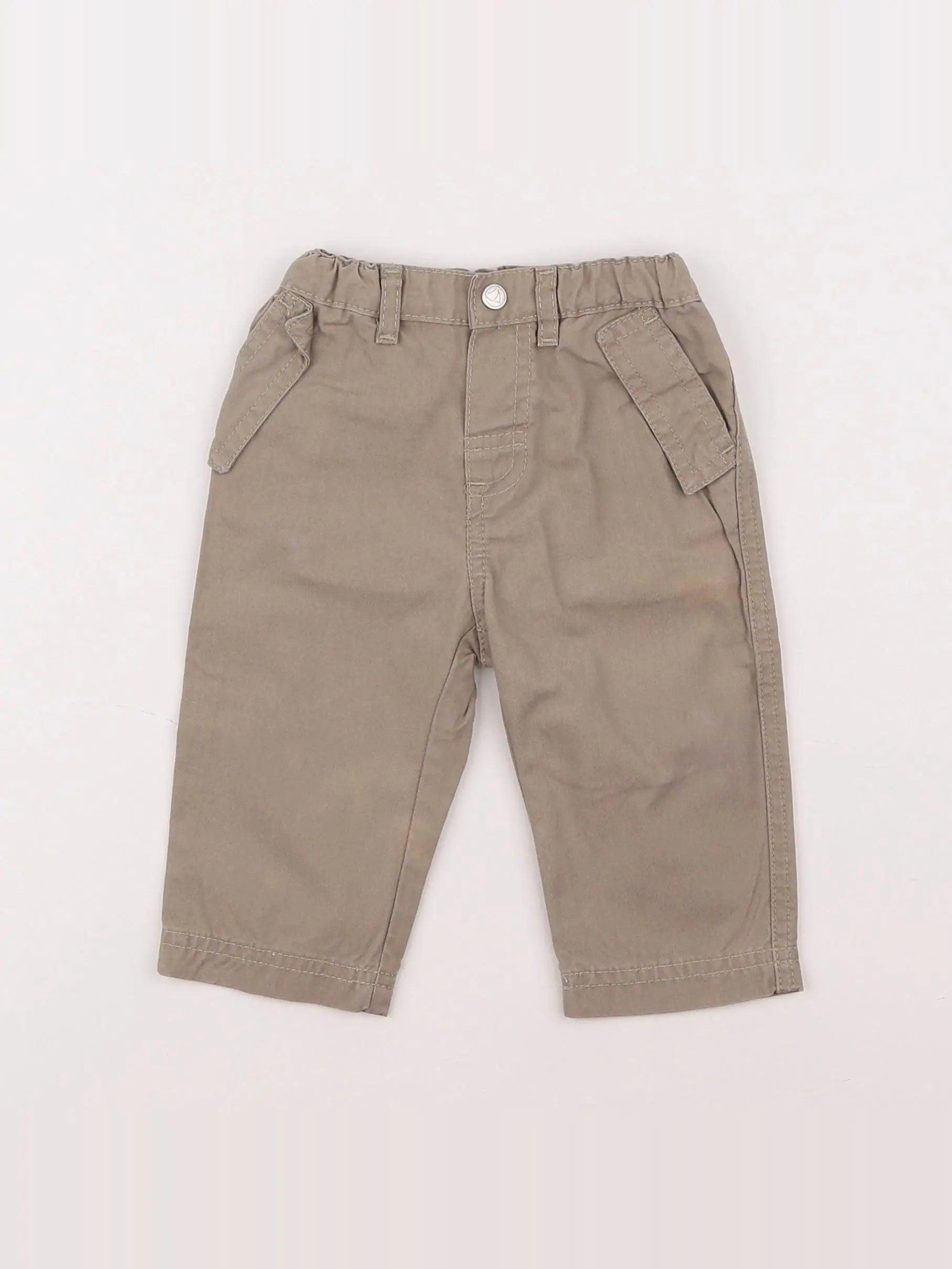 Petit Bateau - pantalon vert - 6 mois